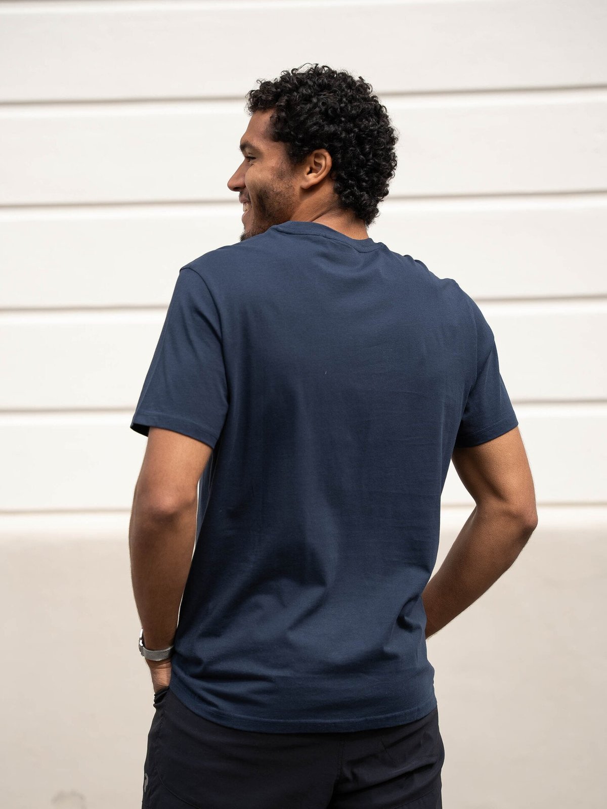 Peak Performance Logo Tee Blue Shadow