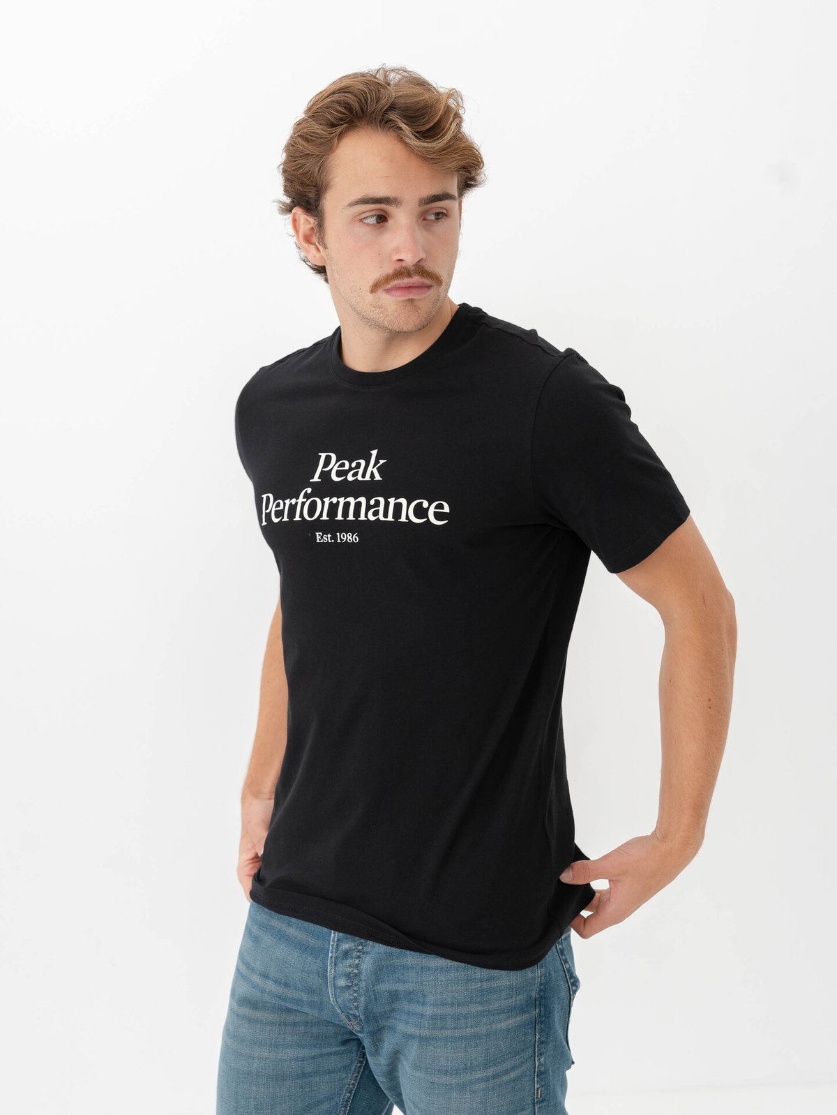 Peak Performance Original Tee Black / Offwhite