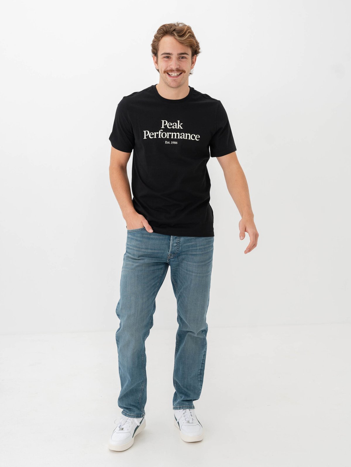 Peak Performance Original Tee Black / Offwhite