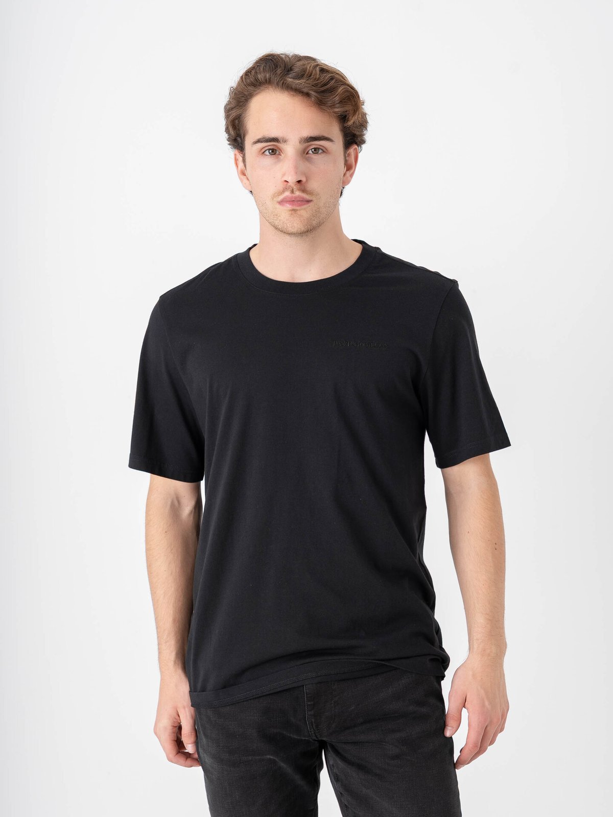 Peak Performance M Original Small Logo Tee BLACK