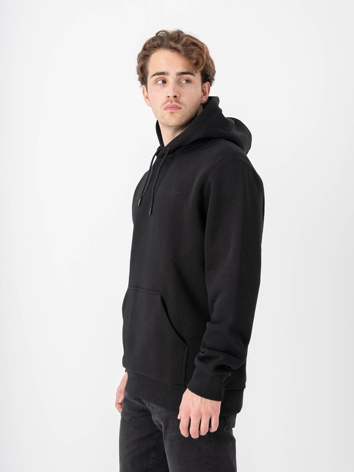 Peak Performance M Original Small Logo Hood BLACK
