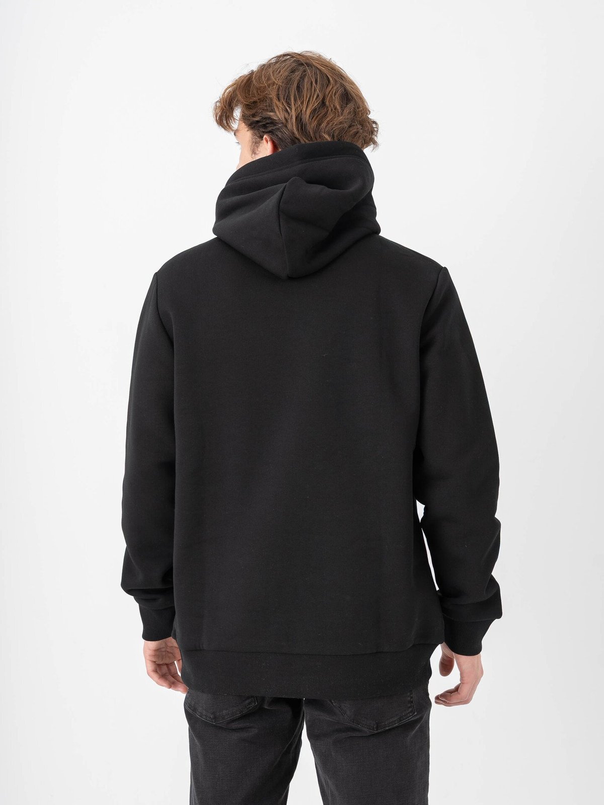 Peak Performance M Original Small Logo Hood BLACK