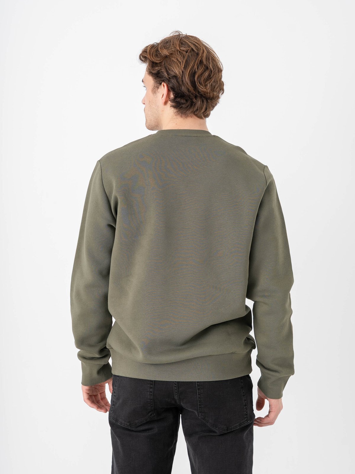 Peak Performance Original Small Logo Crew PINE NEEDLE