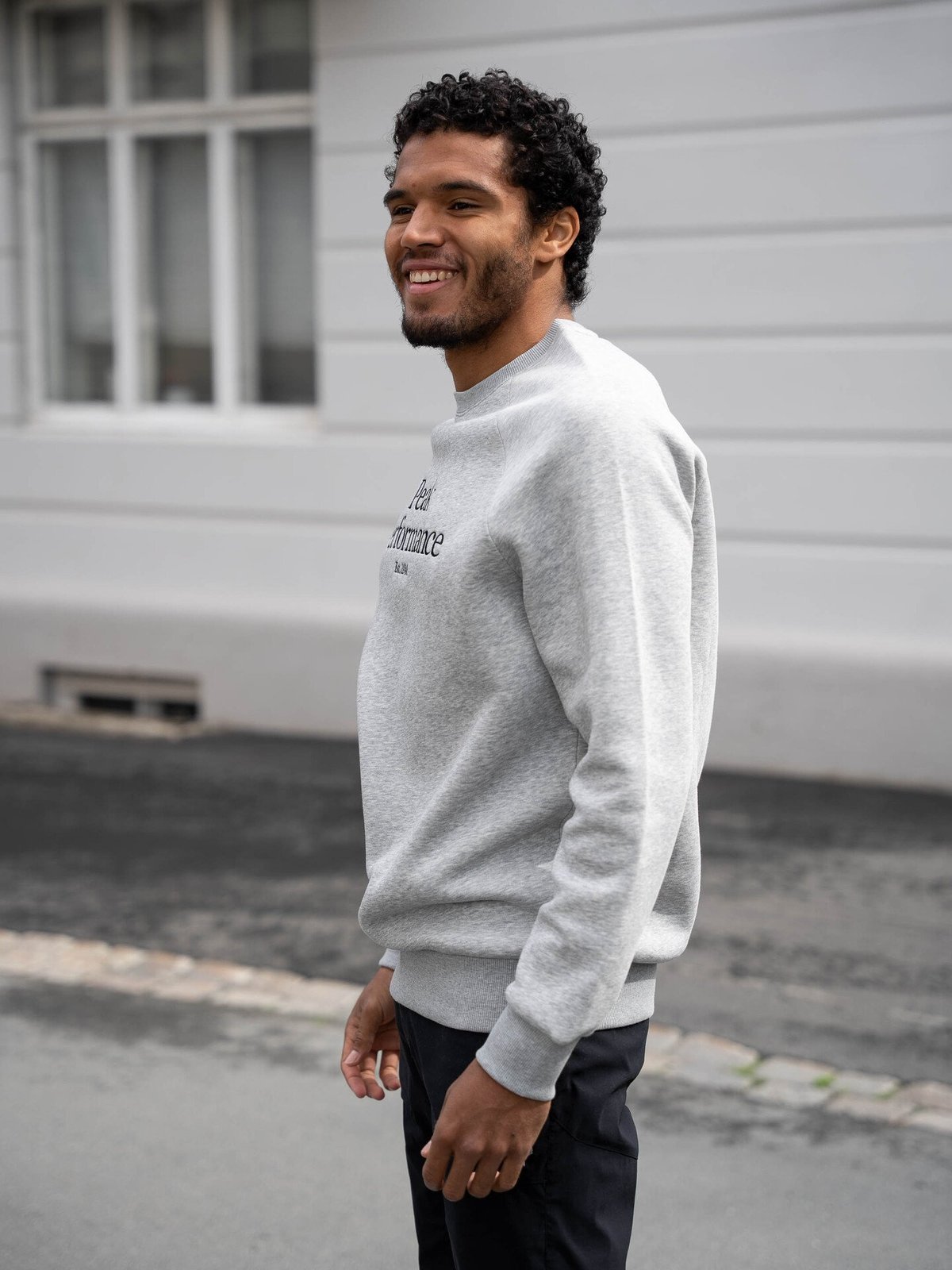 Peak Performance M Original Crew Grey Melange (M03) / Black (050)