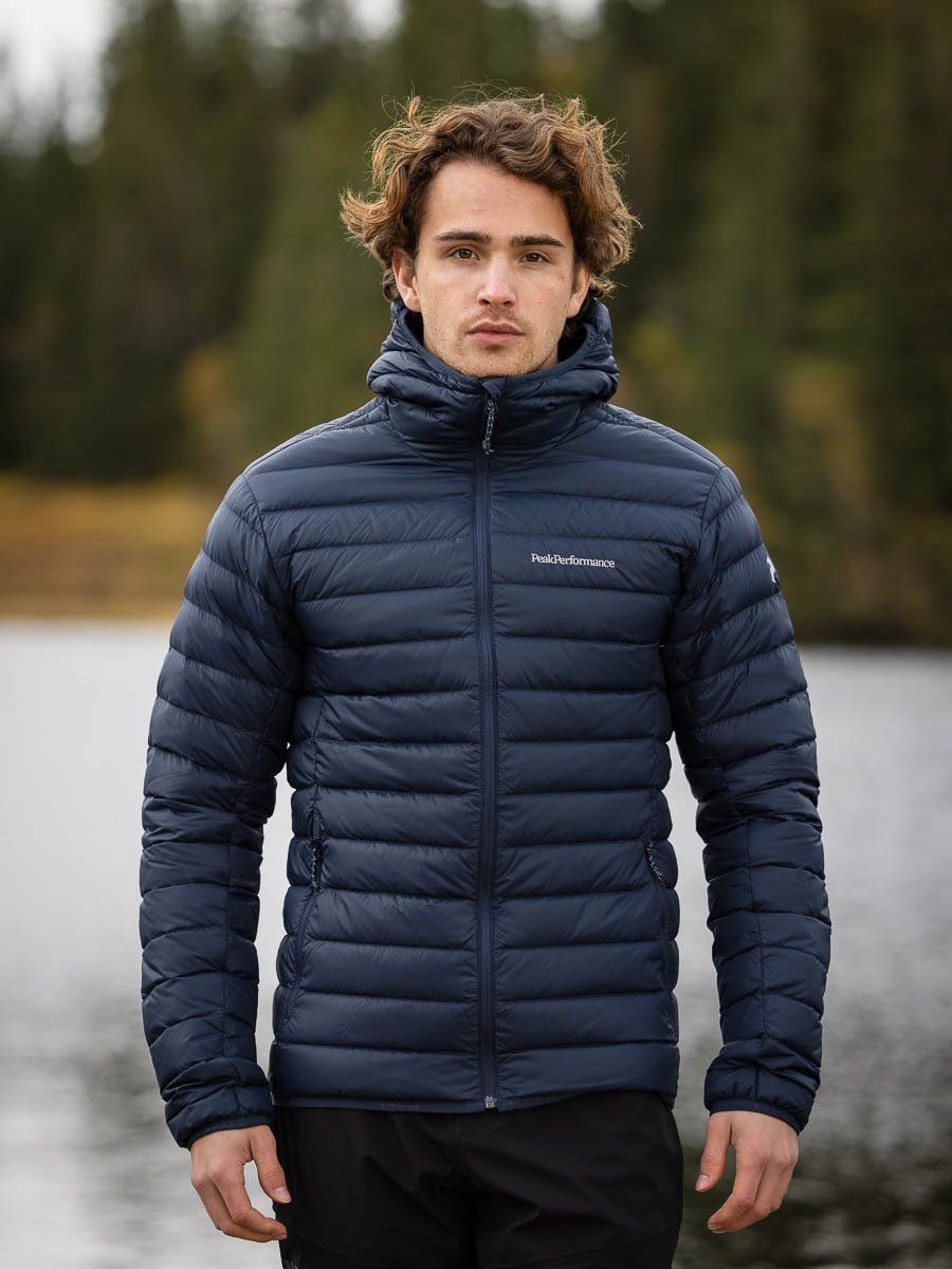 Peak Performance Down Liner Hood Jacket Blå