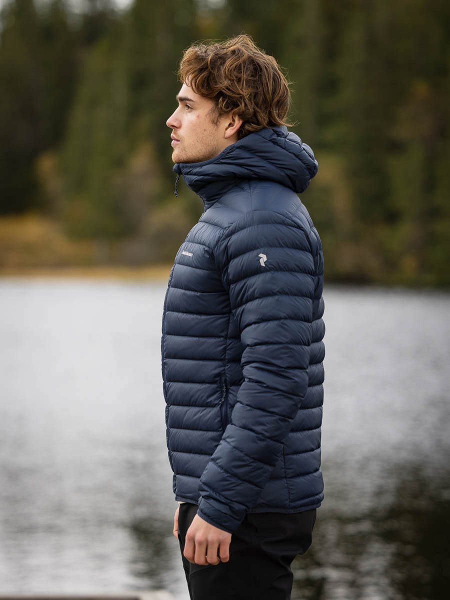 Peak Performance Down Liner Hood Jacket Blå