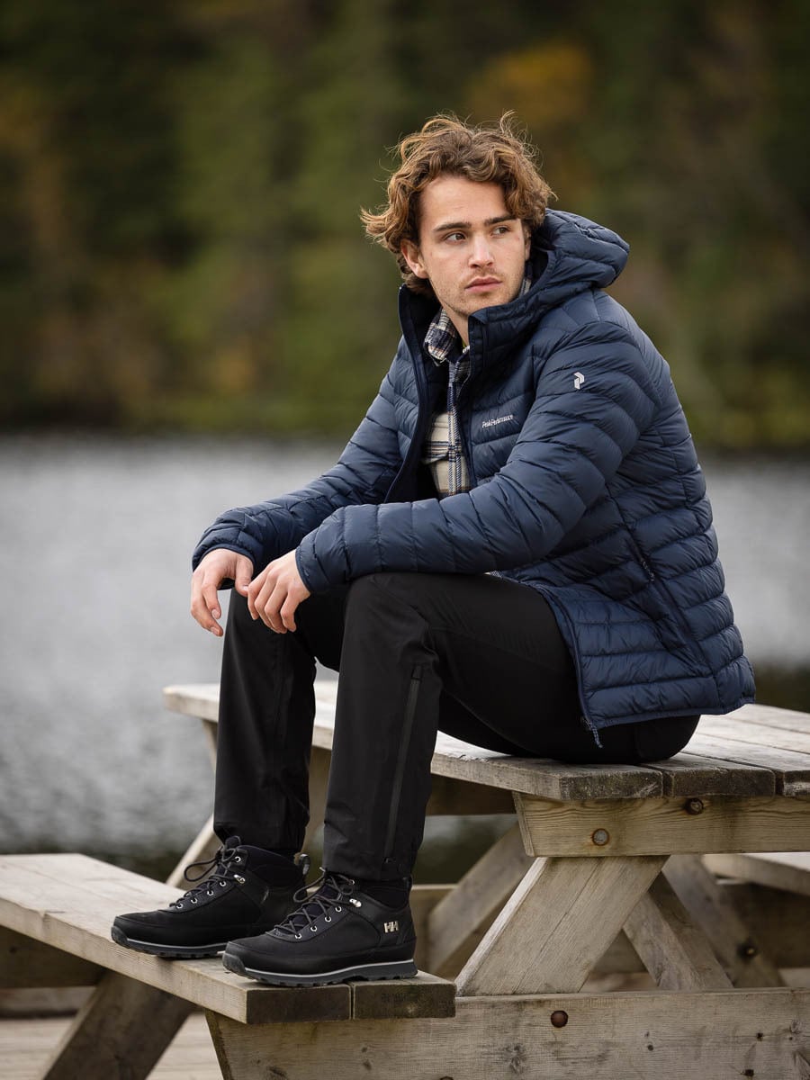 Peak Performance Down Liner Hood Jacket Blå
