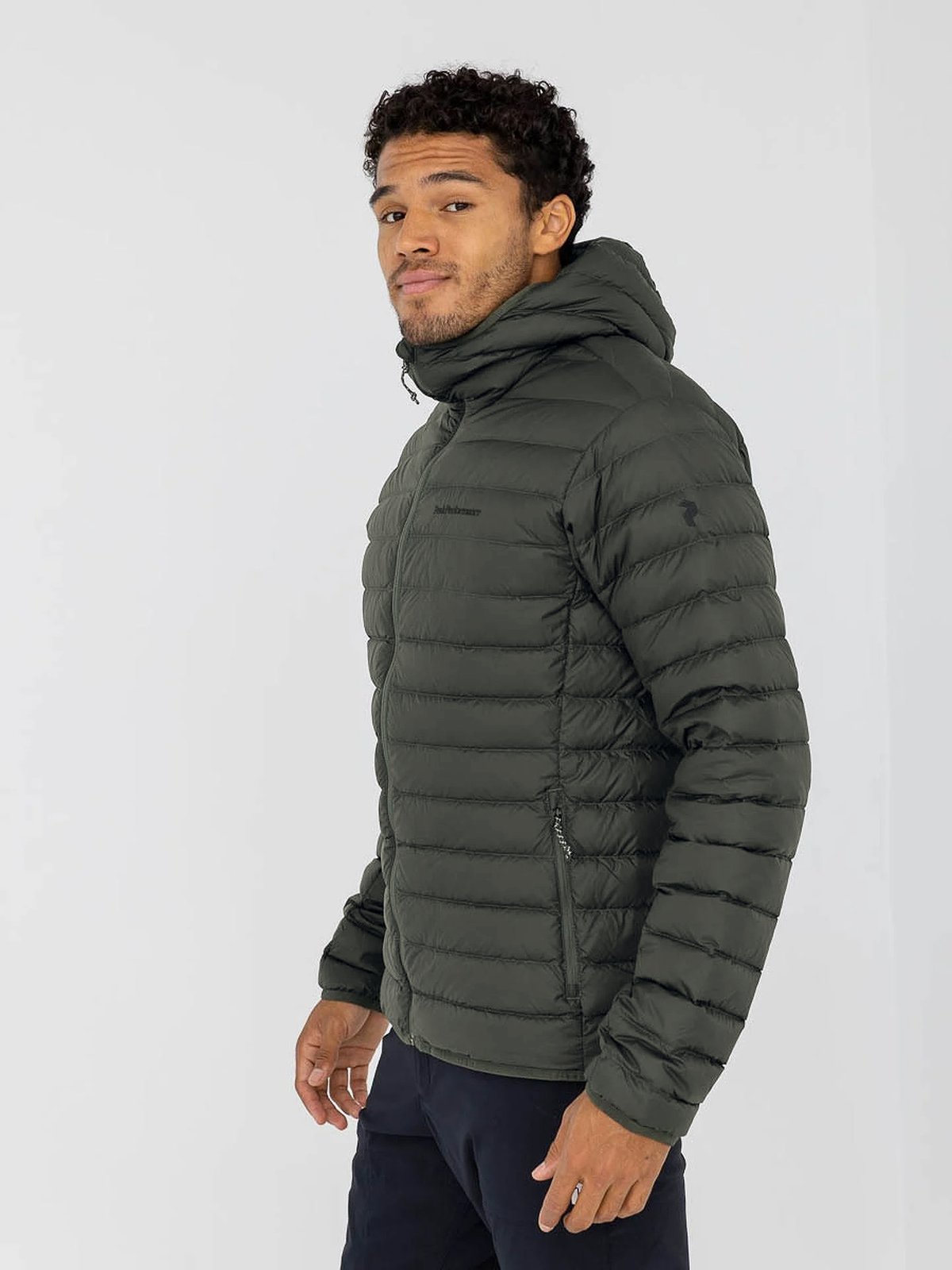 Peak Performance Down Liner Hood Jacket Olive Extreme