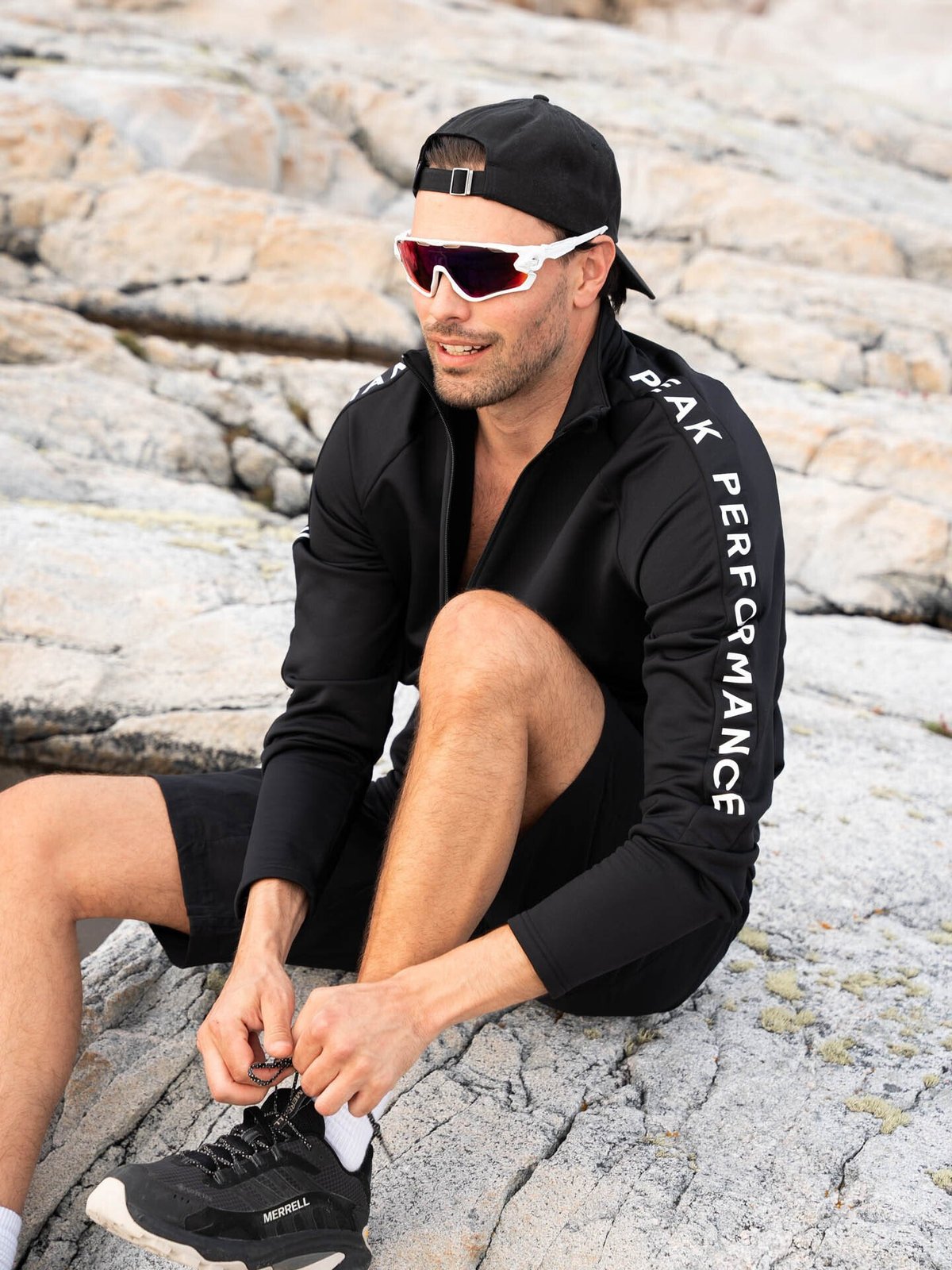Peak Performance Rider Mid Zip Jacket Black