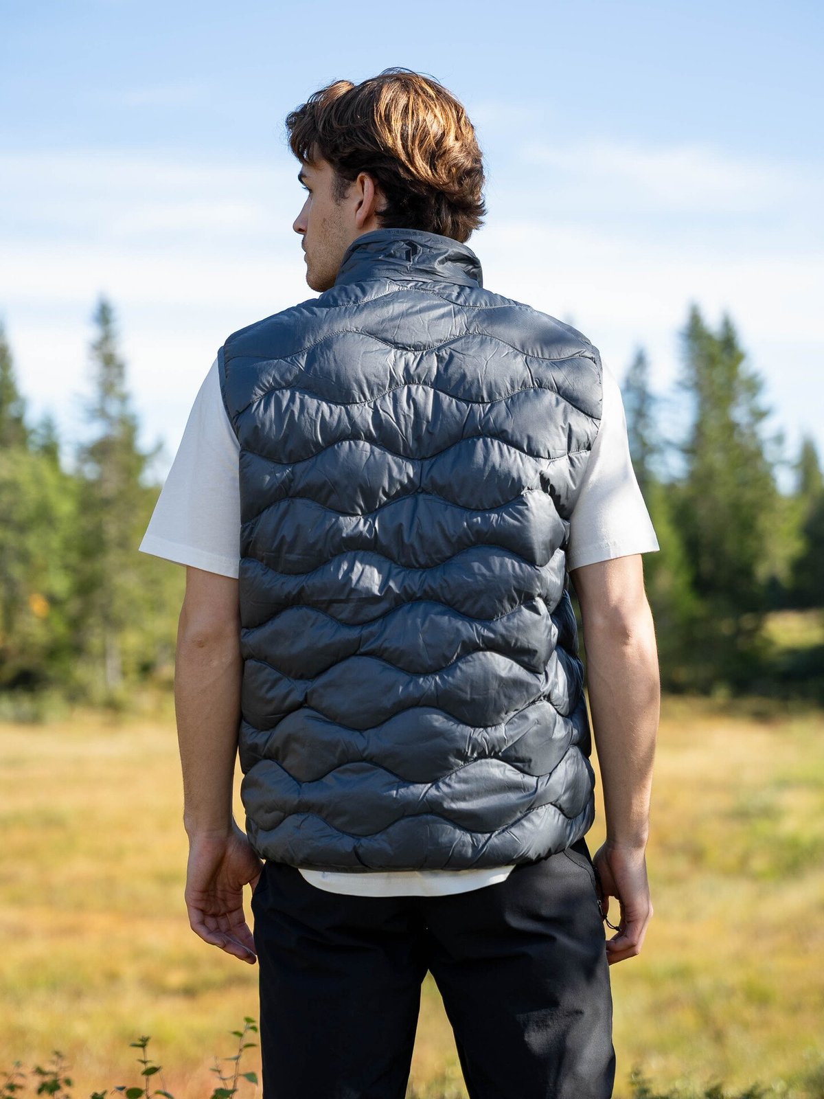 Peak Performance Helium Down Vest Men MOUNTAIN MIST