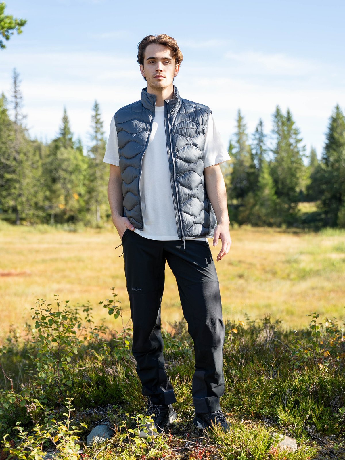 Peak Performance Helium  Down Vest Men MOUNTAIN MIST