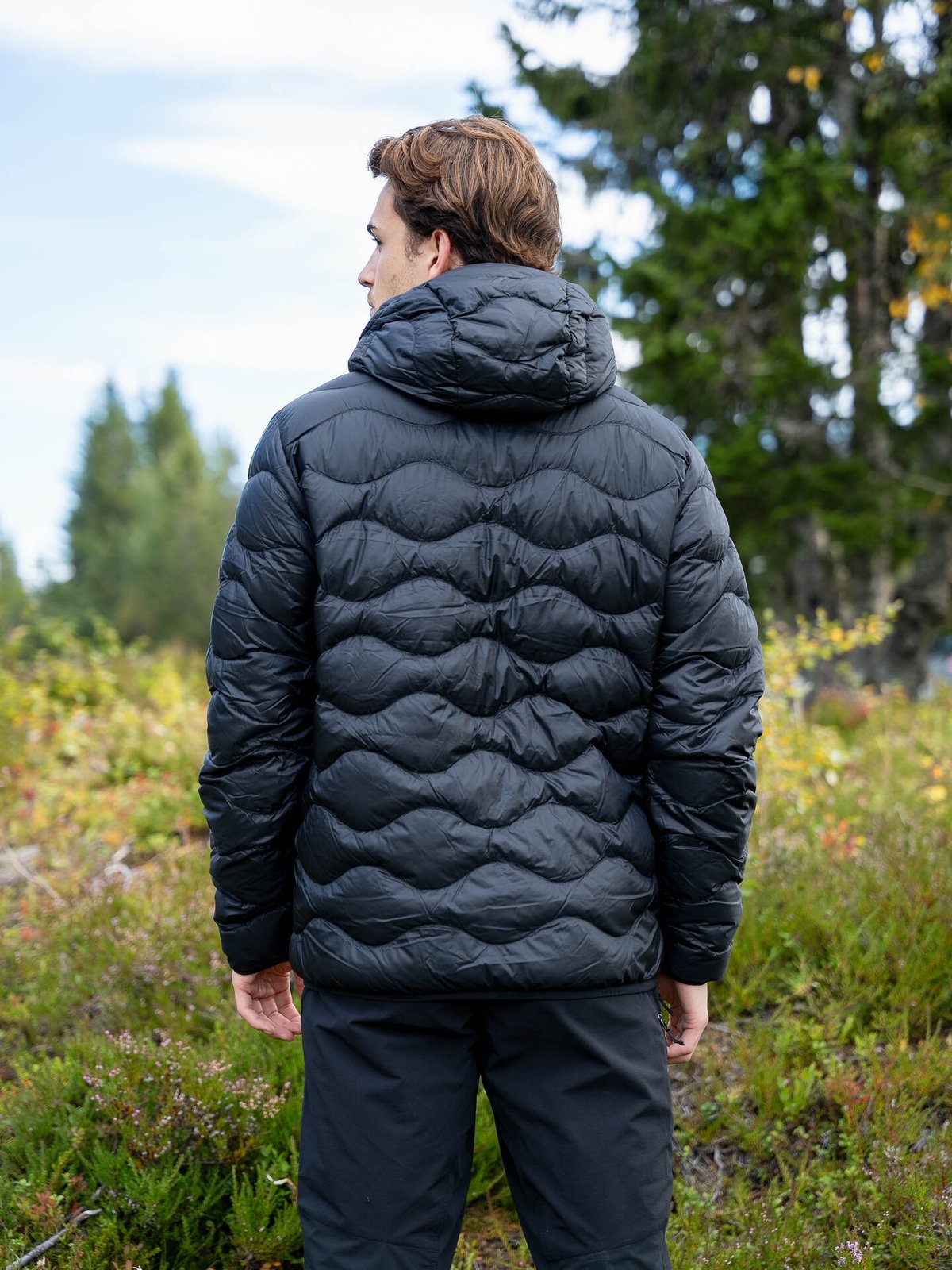 Peak Performance Helium Down Hood Jacket Men BLACK