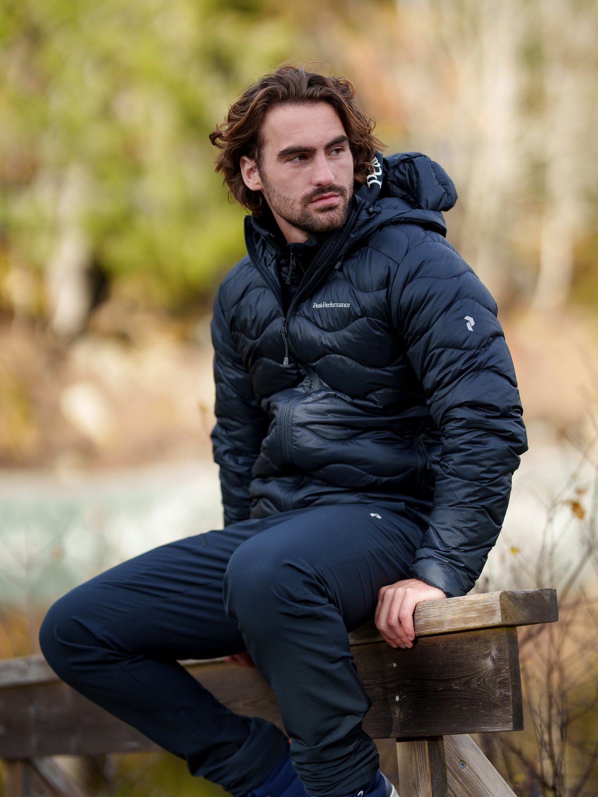 Peak Performance Helium Down Hood Jacket Men BLACK