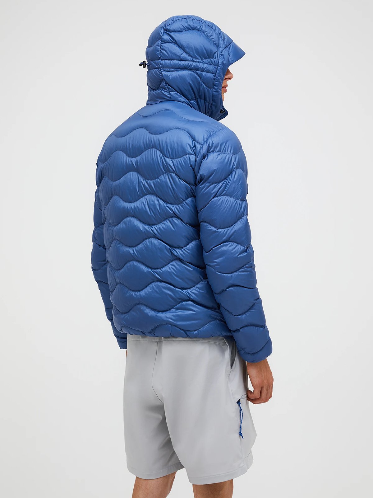 Peak Performance Helium Down Hood Jacket Men Summit Sky / Snowmelt