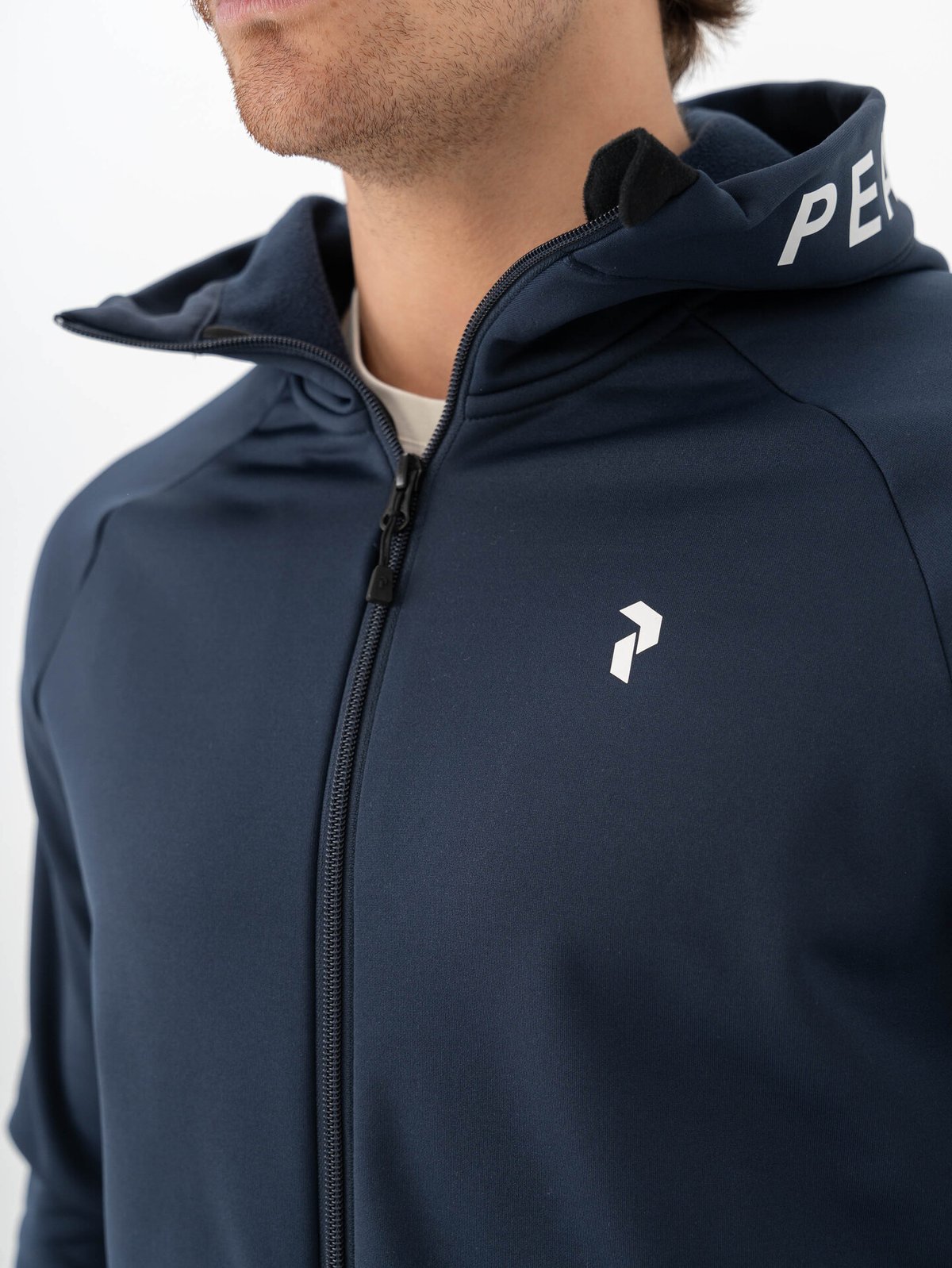 Peak Performance Rider Zip Hood Blue Shadow