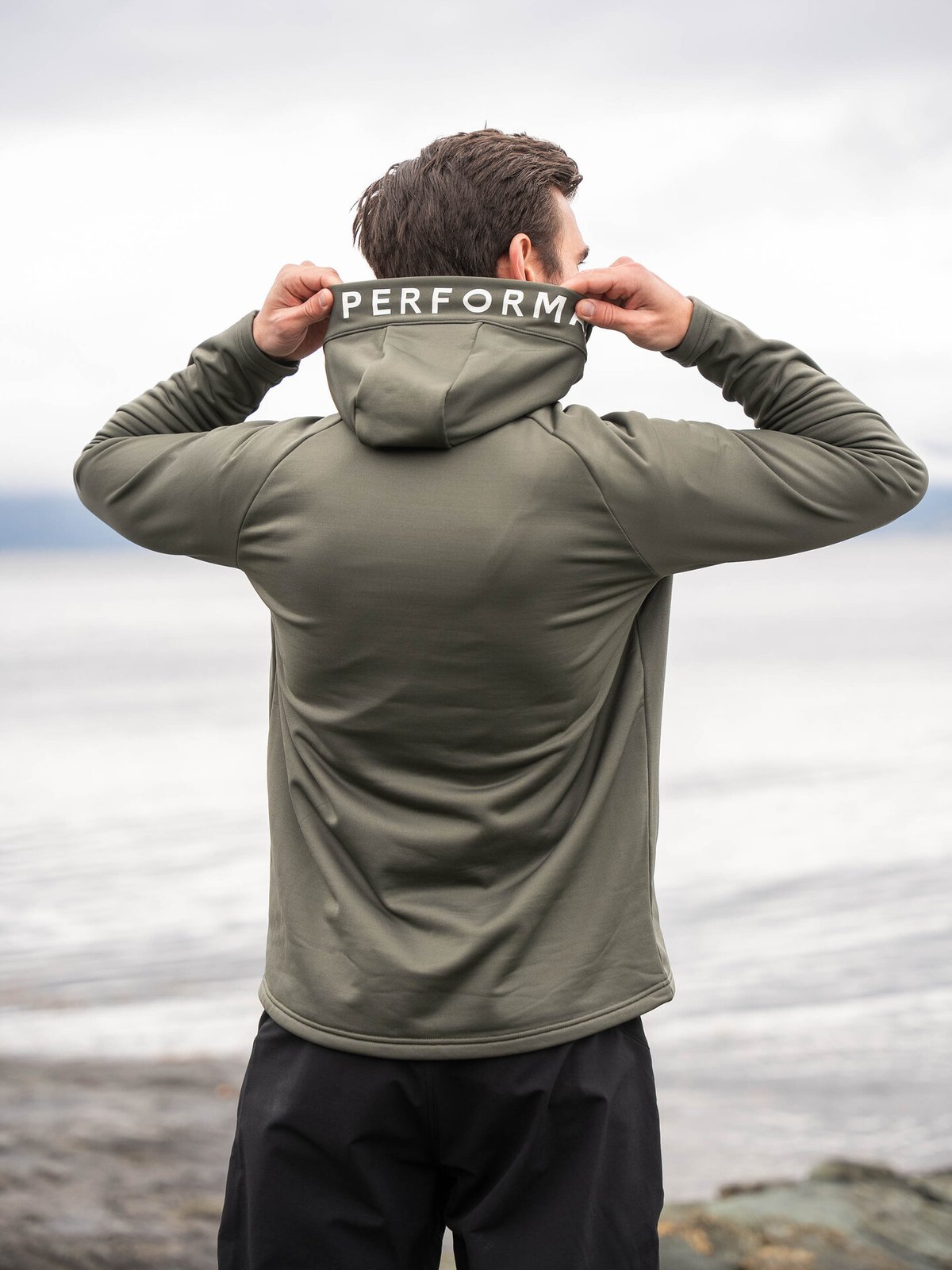 Peak Performance Rider Zip Hood Pine Needle