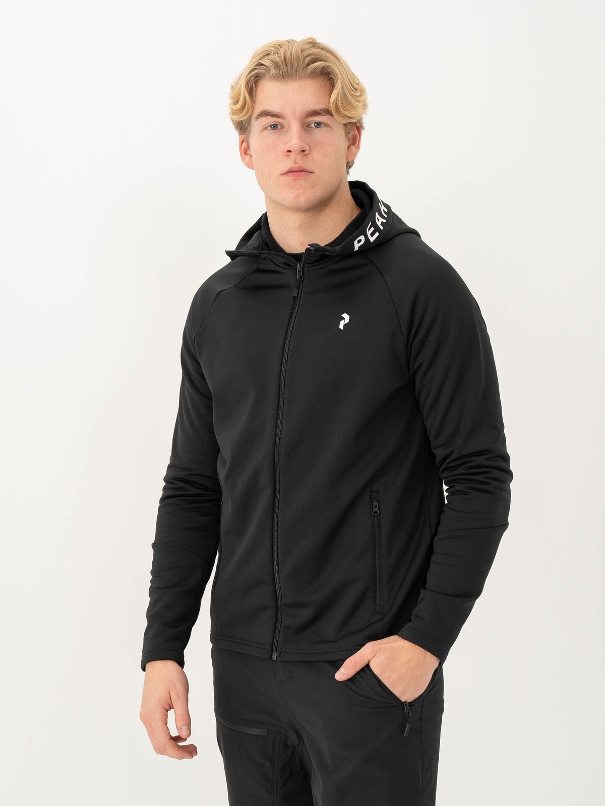 Peak Performance Rider Zip Hood Black (050)