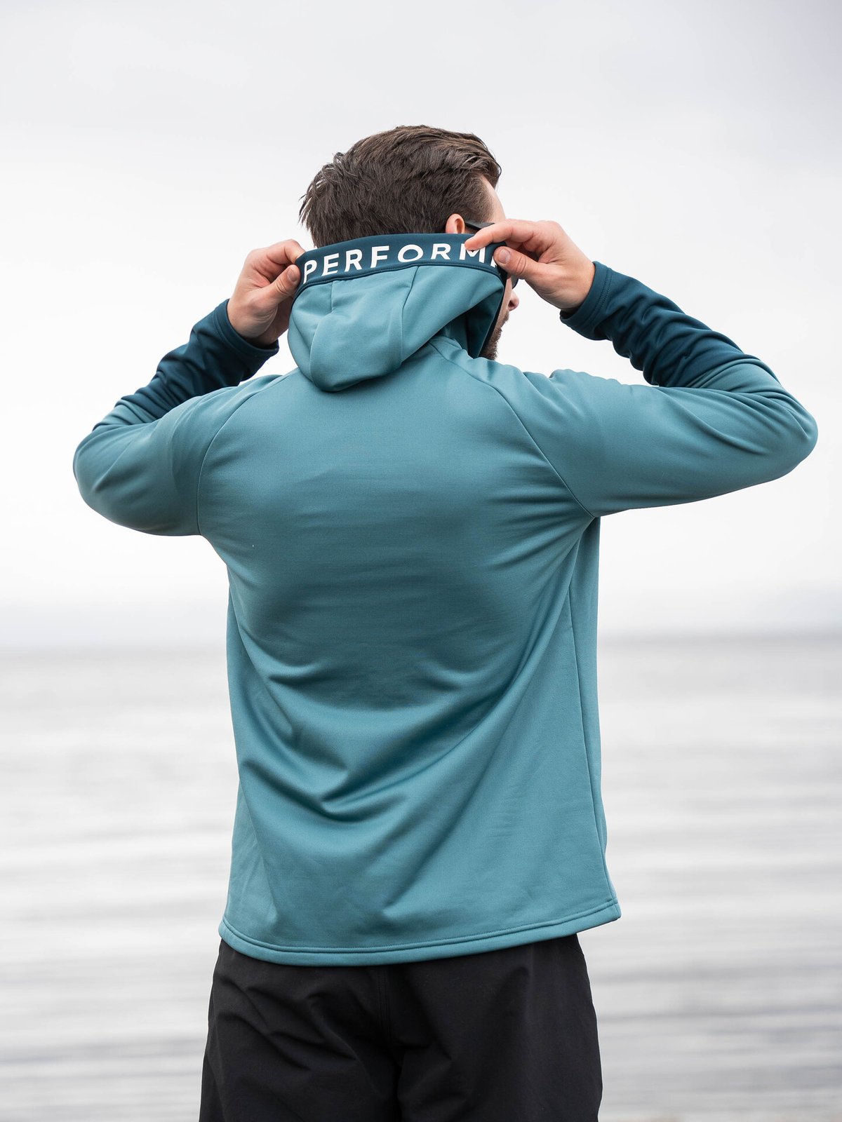 Peak Performance Rider Zip Hood Hydro Fresh / Infinity Teel