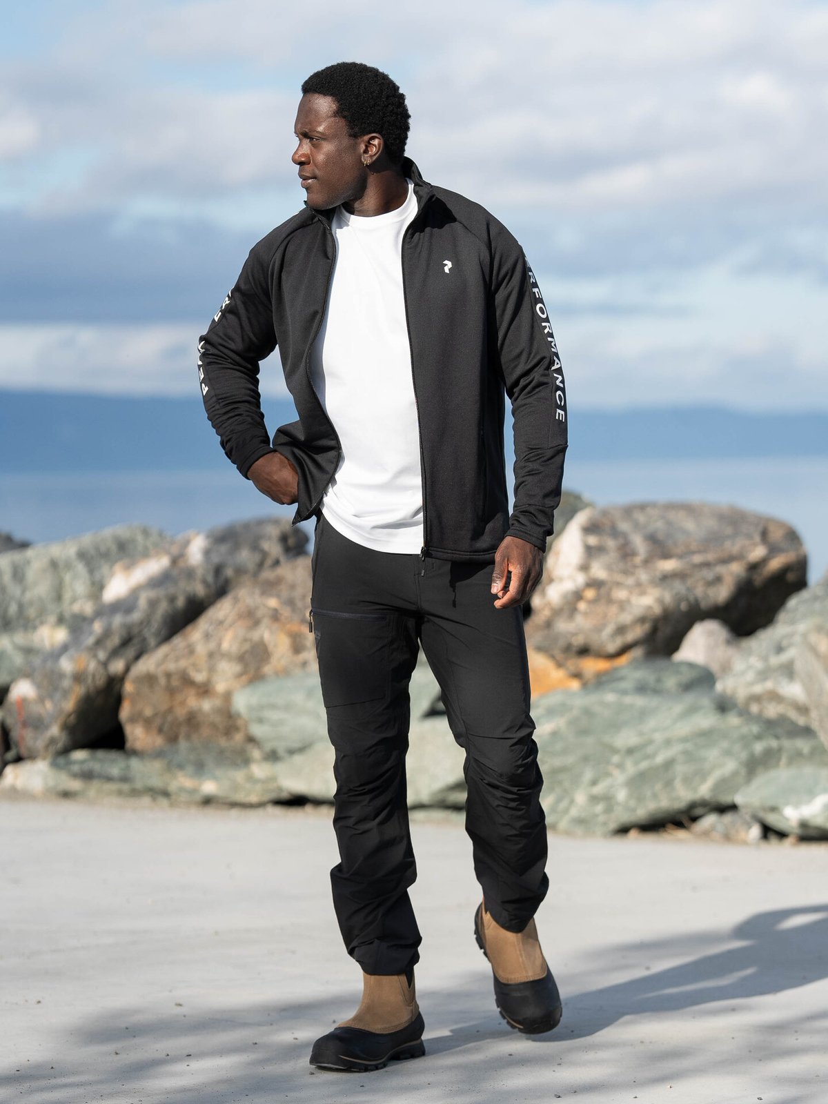 Peak Performance Rider Zip Jacket Black (050) / black (050)