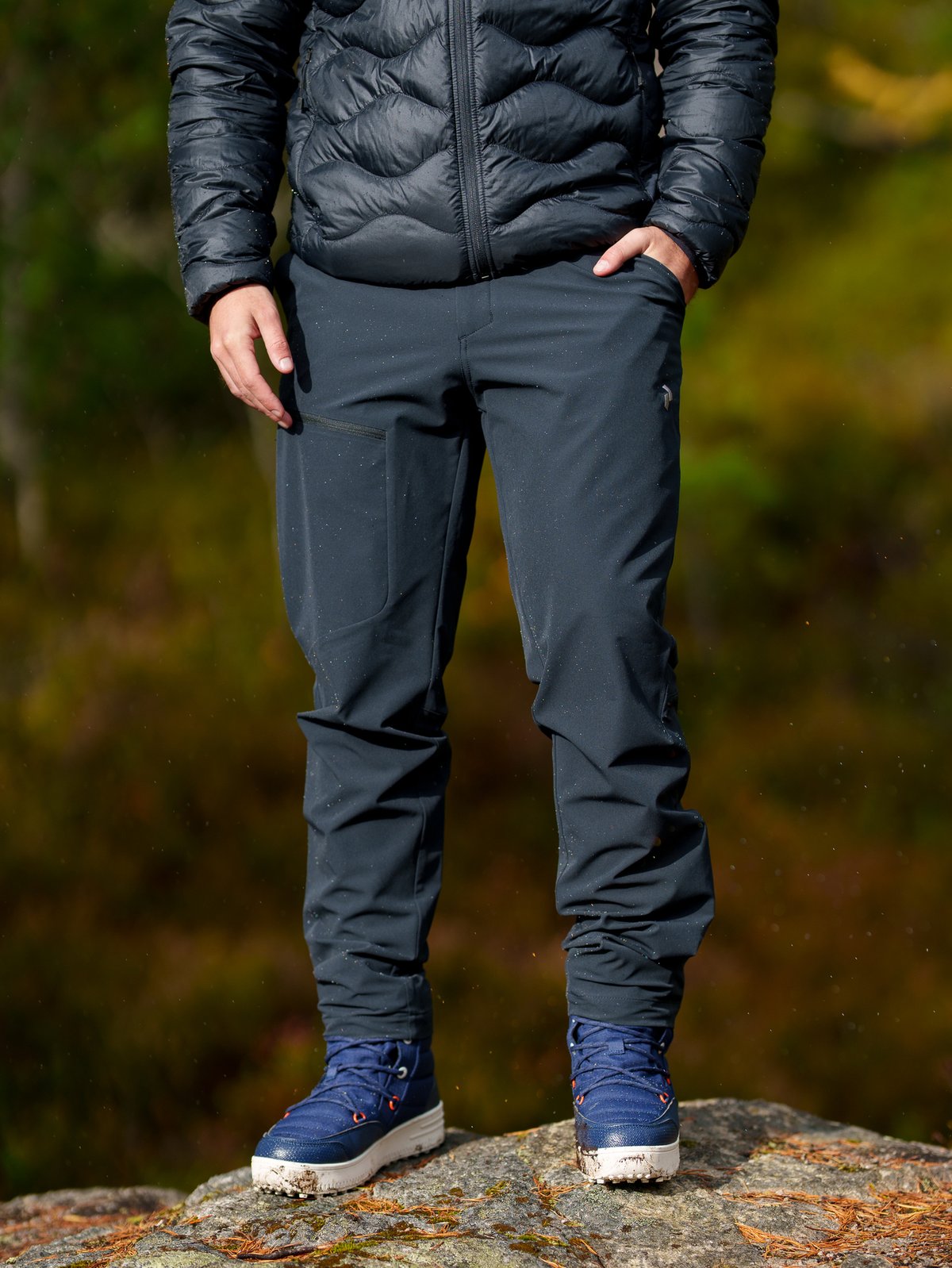 Peak Performance M Scale Softshell Pants Black