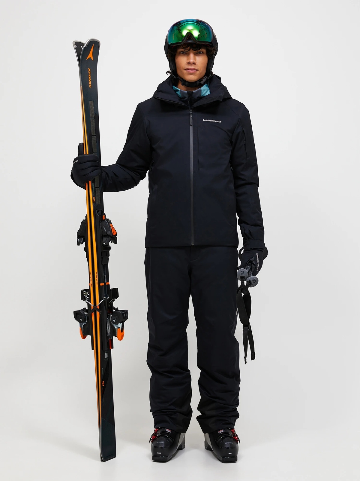 Peak Performance Maroon Insulated Jacket Black