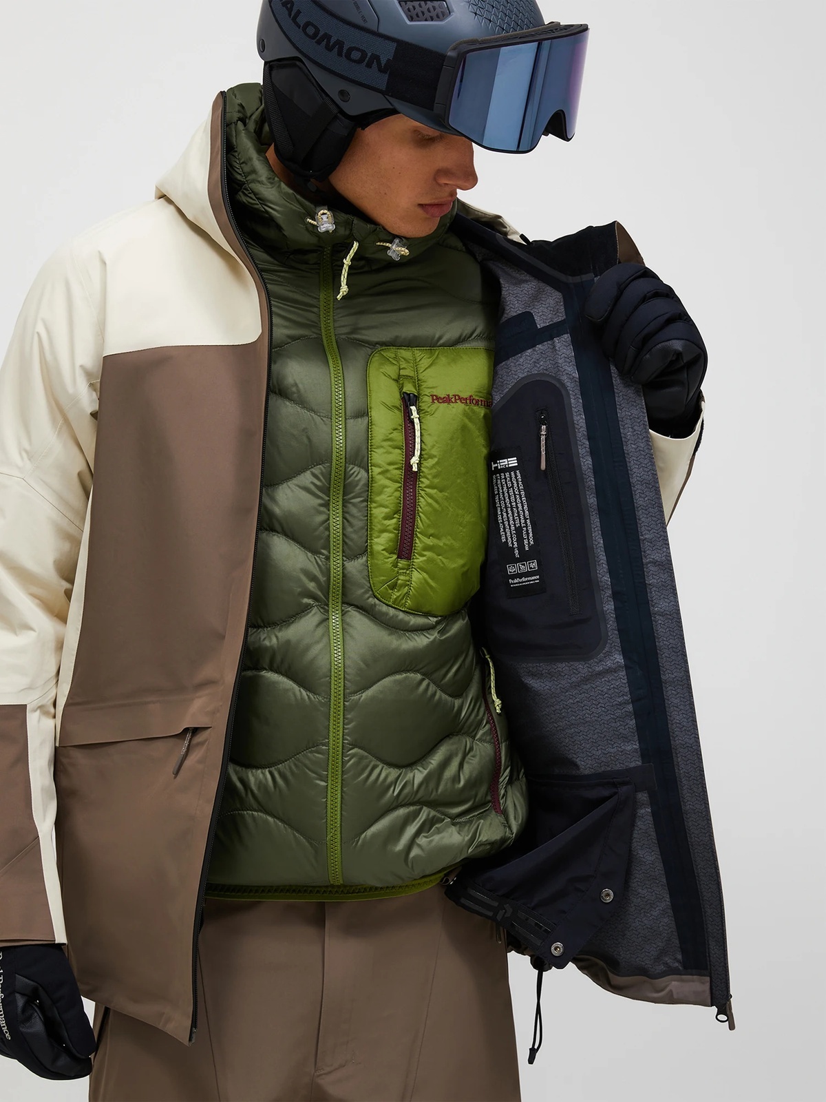 Peak Performance M Vertec 3L Jacket Terrain Tan