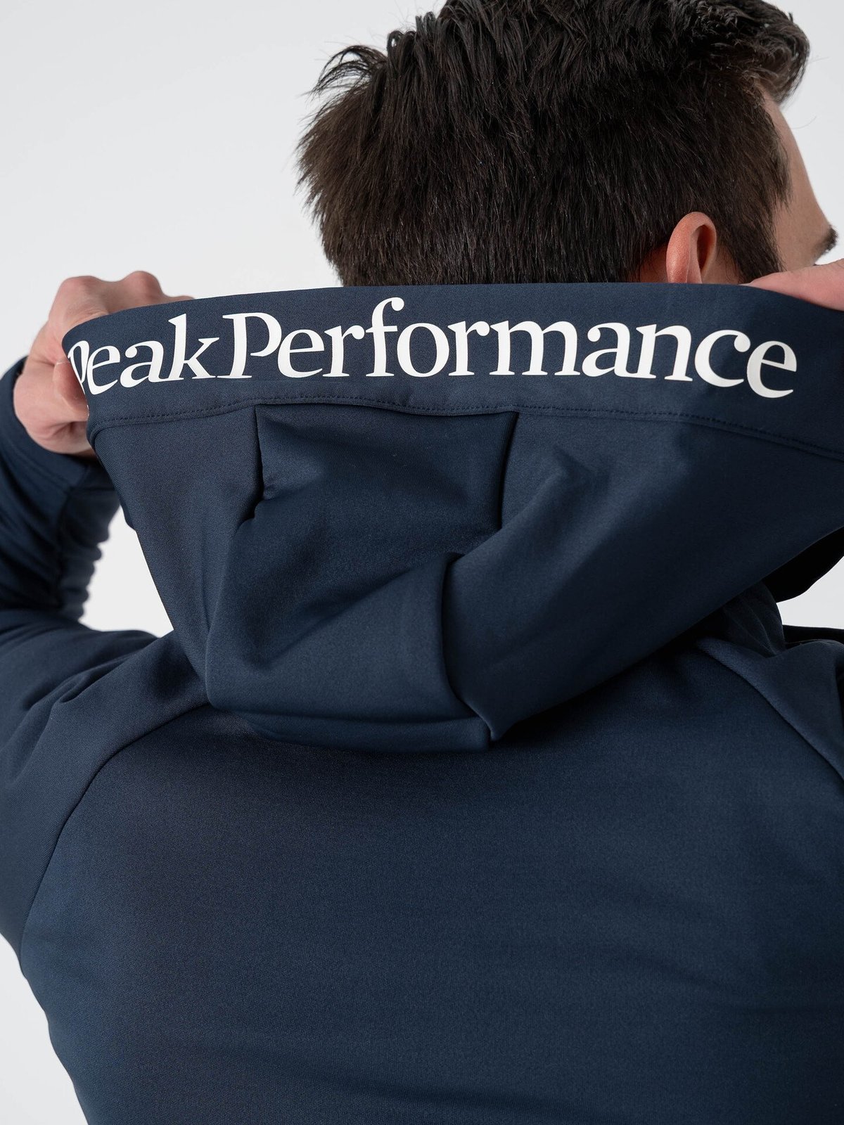 Peak Performance Rider Essentials Zip Hood Blue Shadow