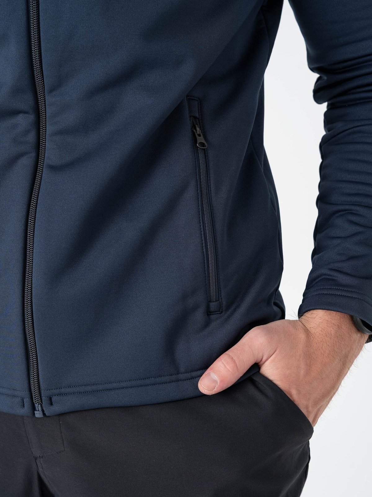 Peak Performance Rider Essentials Zip Hood Blue Shadow