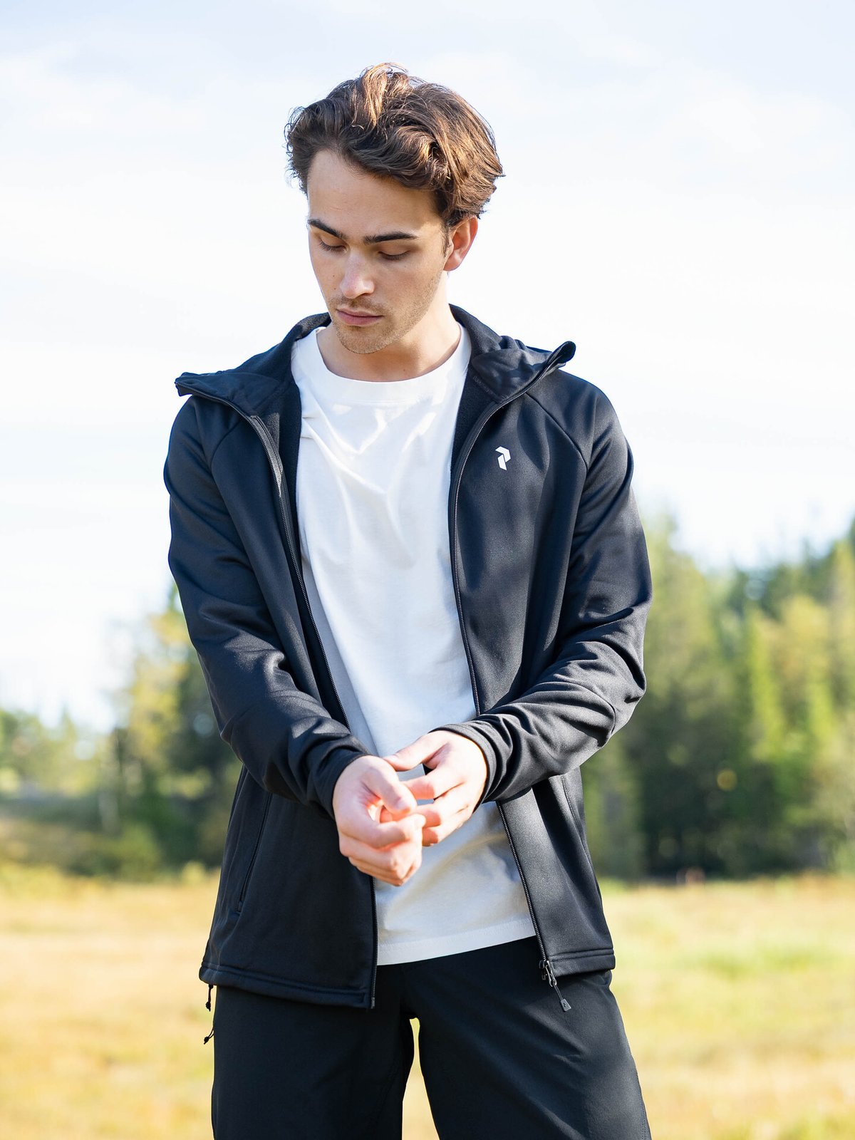 Peak Performance Rider Essentials Zip Hood Black