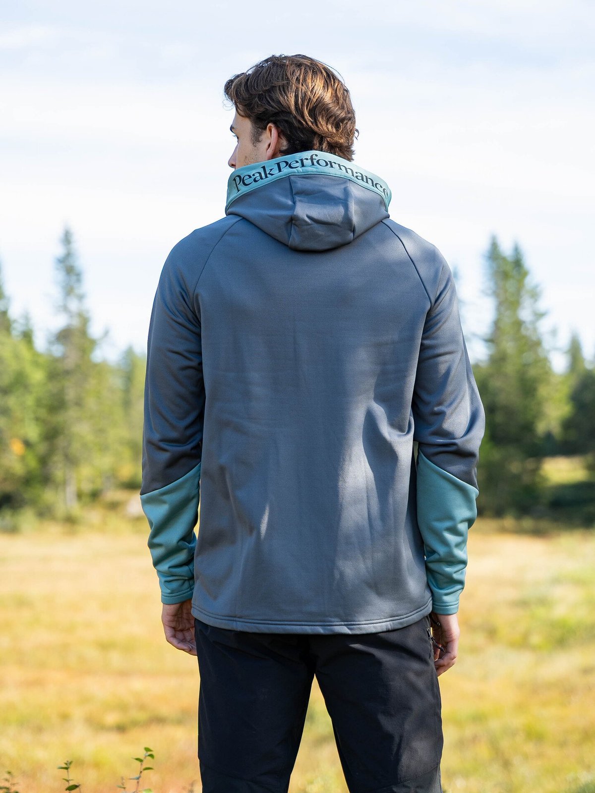 Peak Performance Rider Essentials Zip Hood Mountain Mist / Deluded Vision