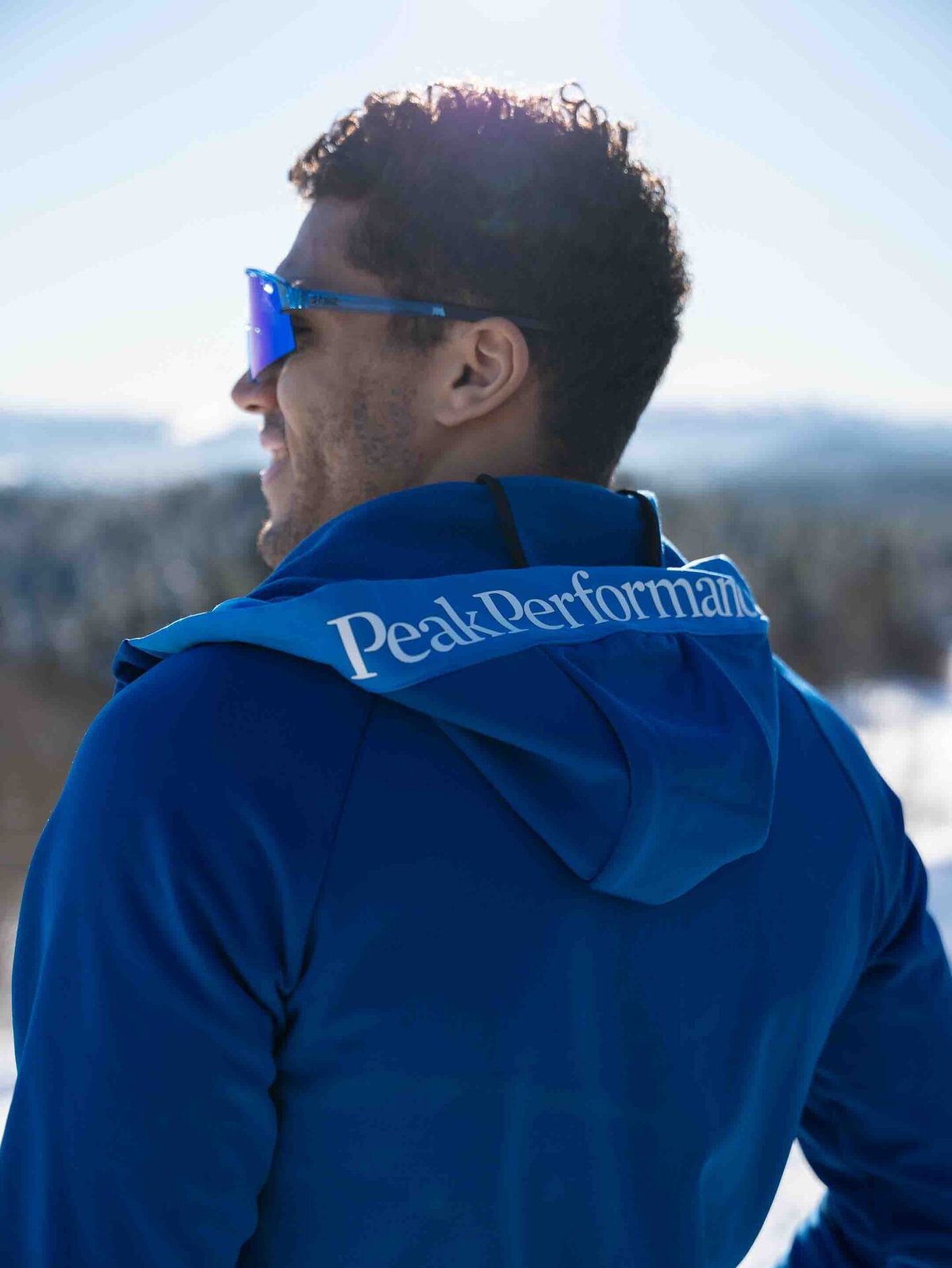 Peak Performance Rider Essentials Zip Hood True Blue / Crisp Air Blue