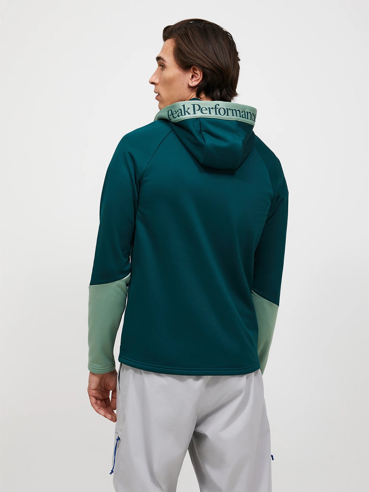 Peak Performance Rider Essentials Zip Hood Ponderosa Pine / Green Valley