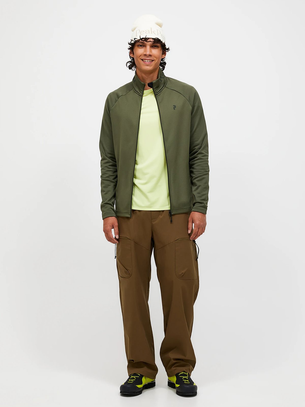 Peak Performance M Rider Essentials Zip Jacket Pine Needle