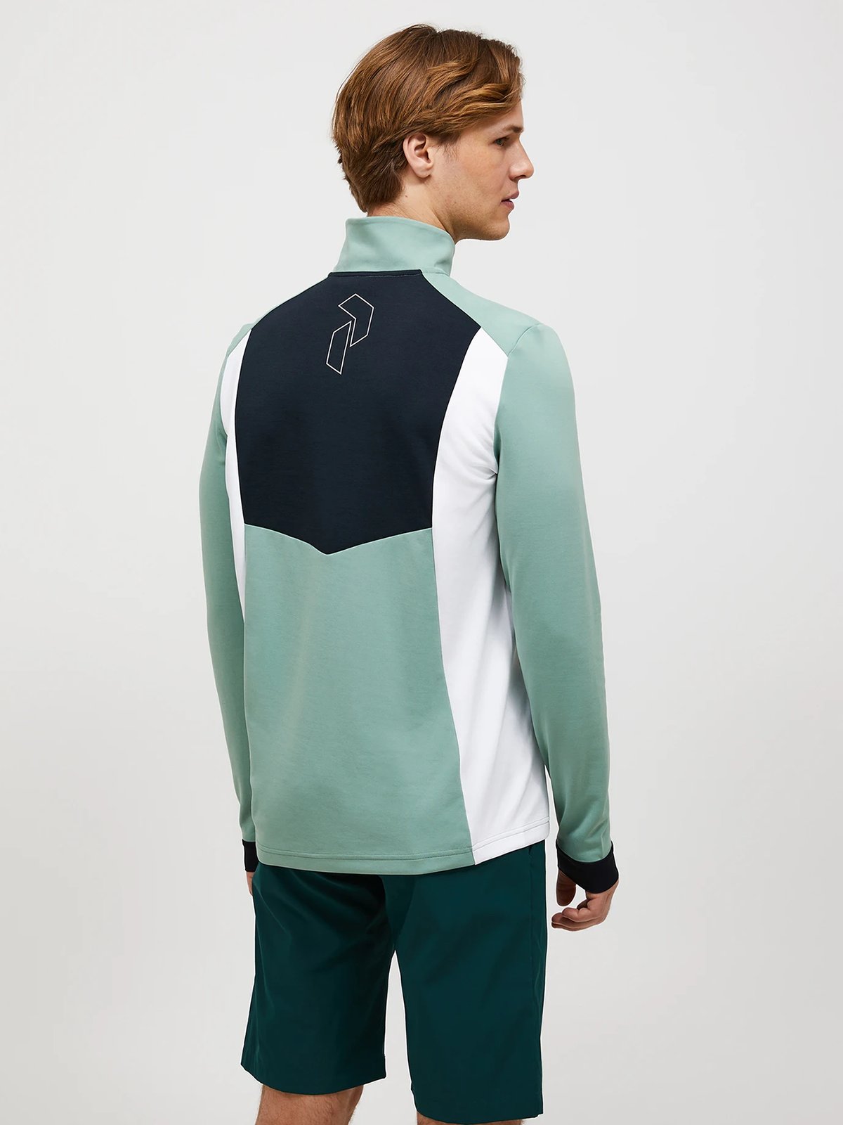 Peak Performance Swift Motion Midlayer Men Green Valley / White