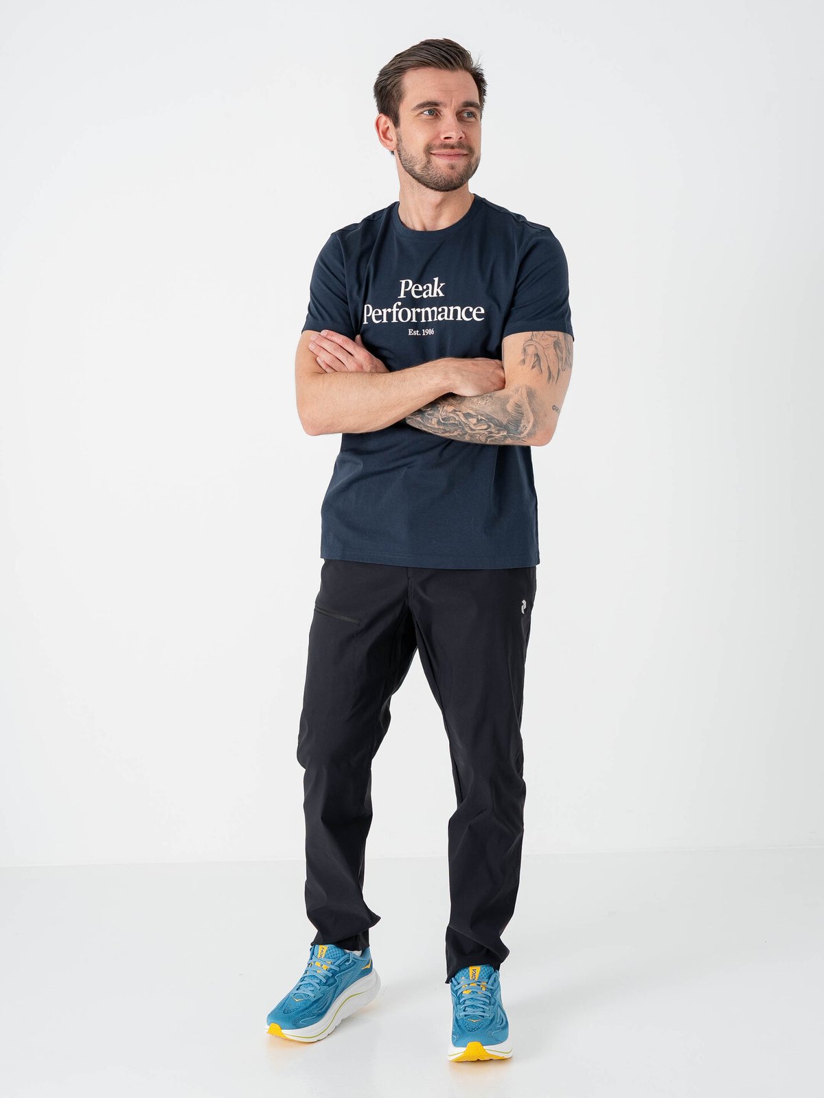 Peak Performance Original Tee Men Blue Shadow / Offwhite