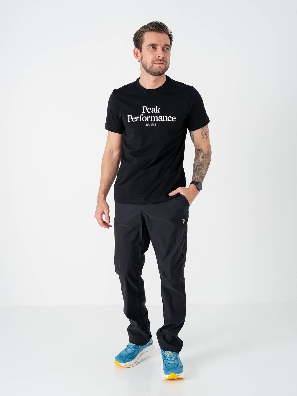 Peak Performance Original Tee Men Black / Offwhite
