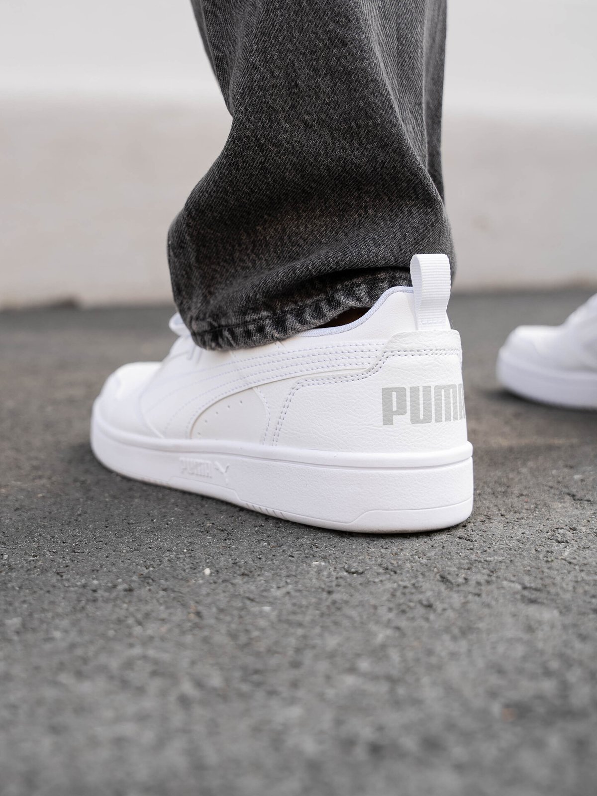 Puma Rebound v6 Low PUMA White-Cool Light Gray