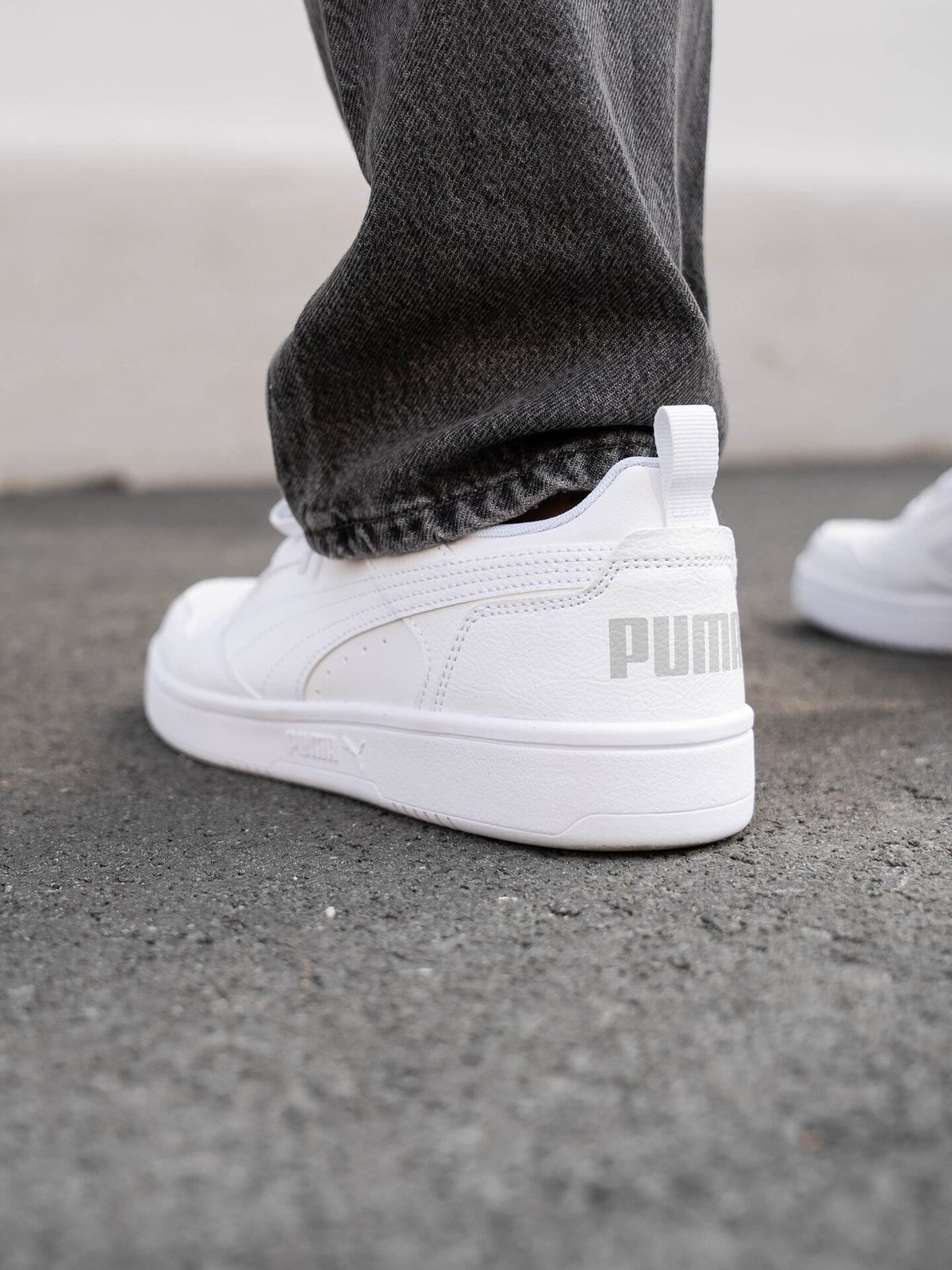 Puma Rebound v6 Low PUMA White-Cool Light Gray