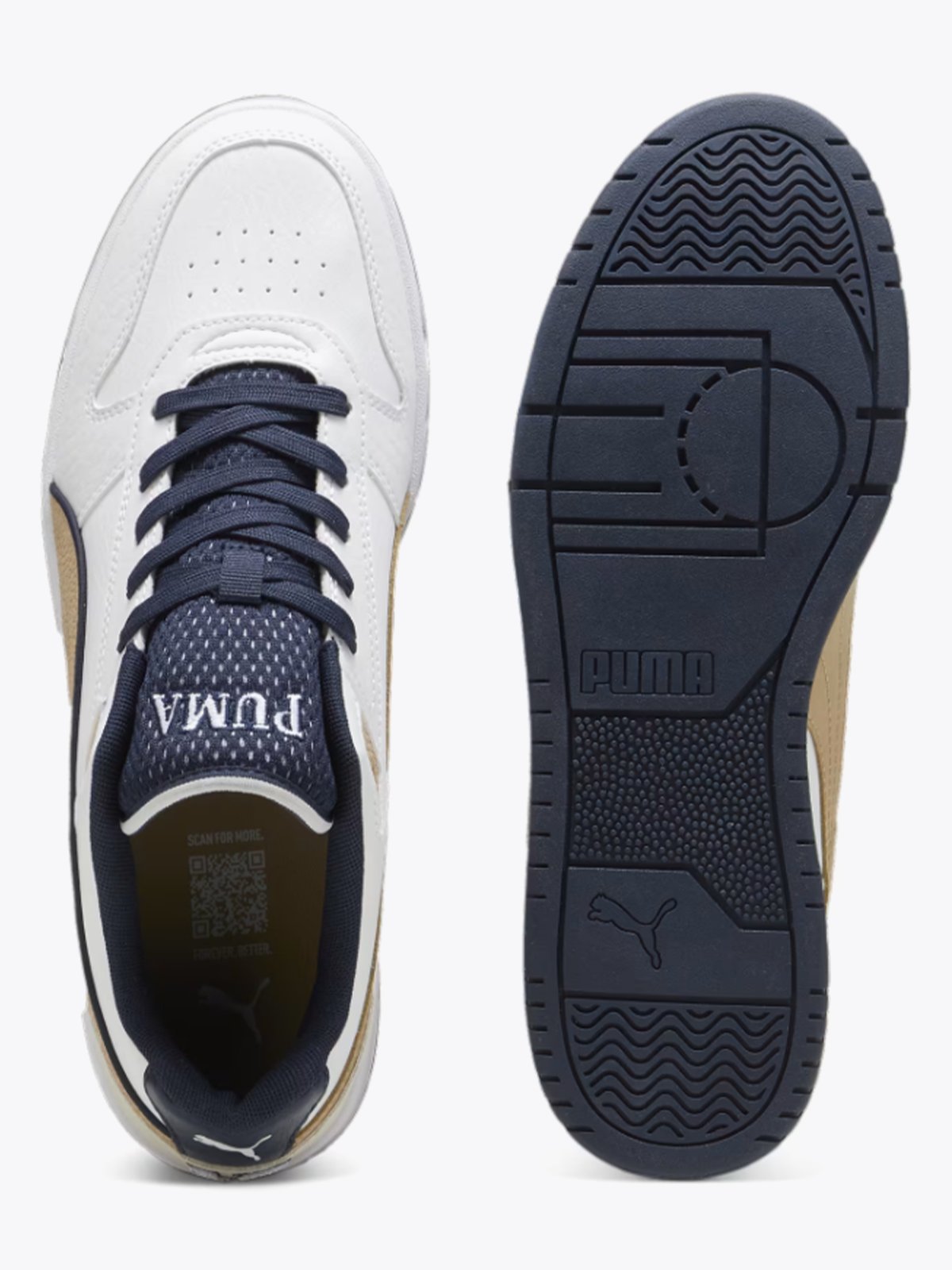 Puma RBD Game Low Retro Club PUMA White-Club Navy-Prairie Tan