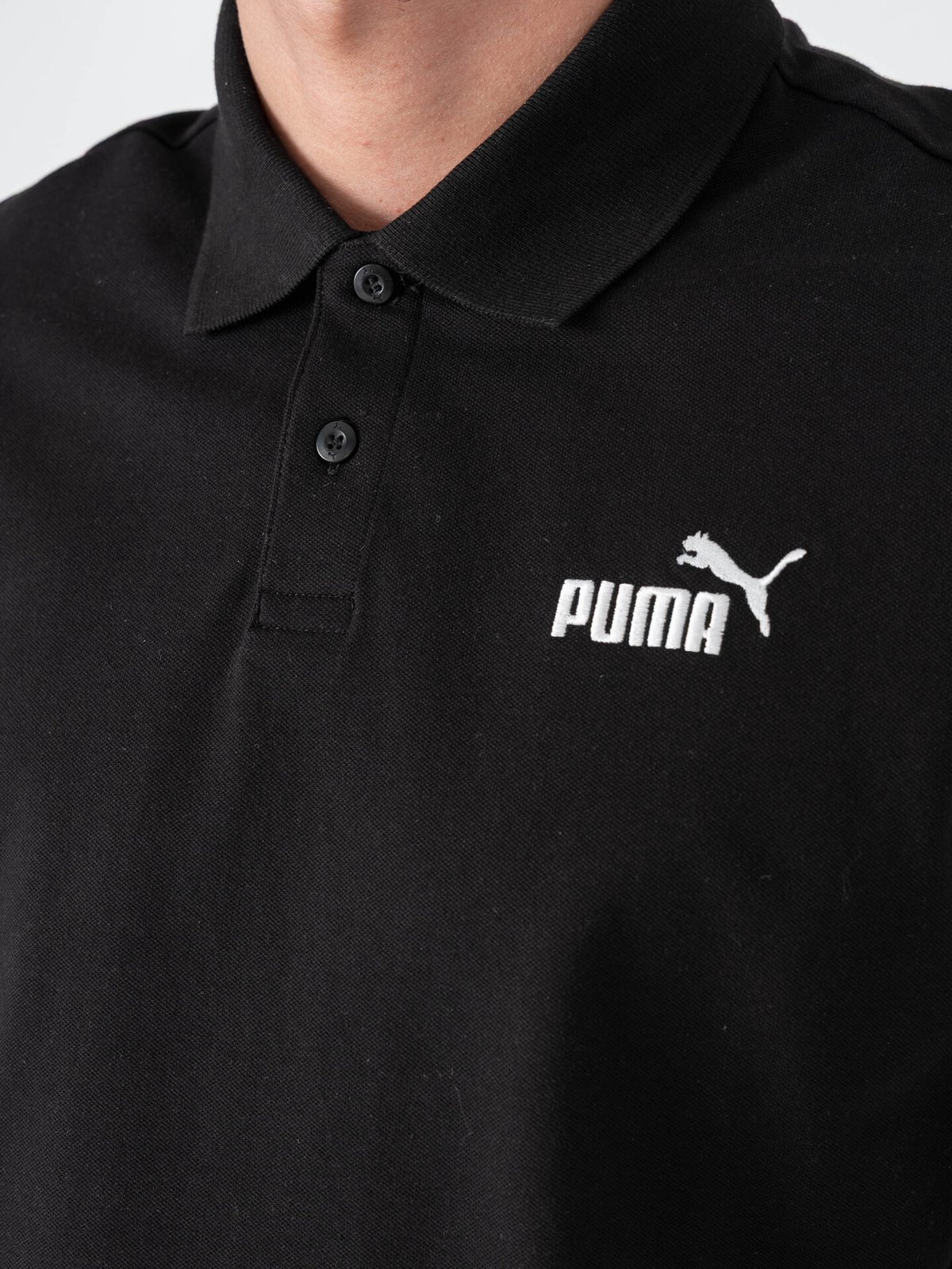 Puma ESS No.1 Logo Pique Polo PUMA Black