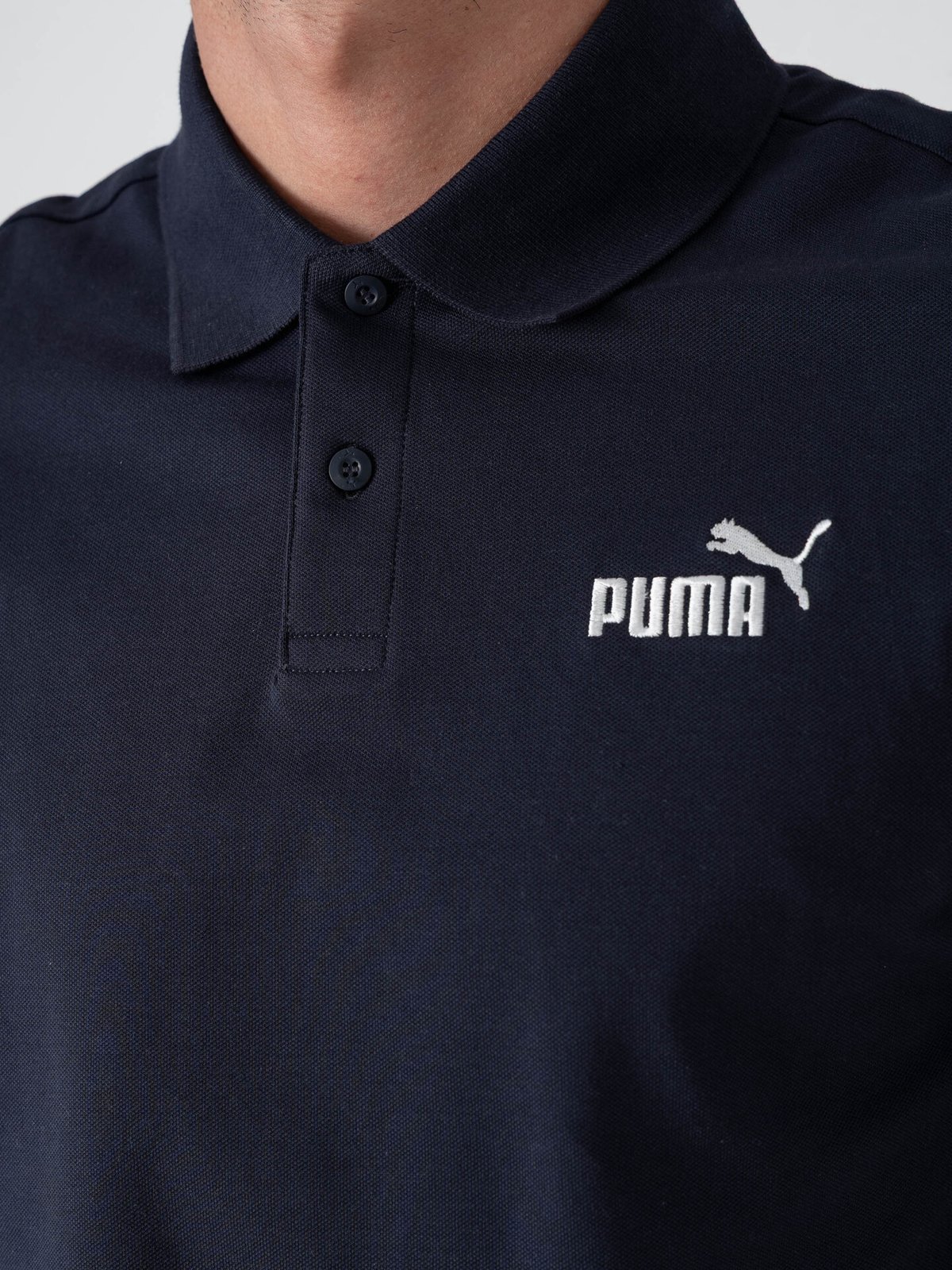 Puma ESS No.1 Logo Pique Polo New navy