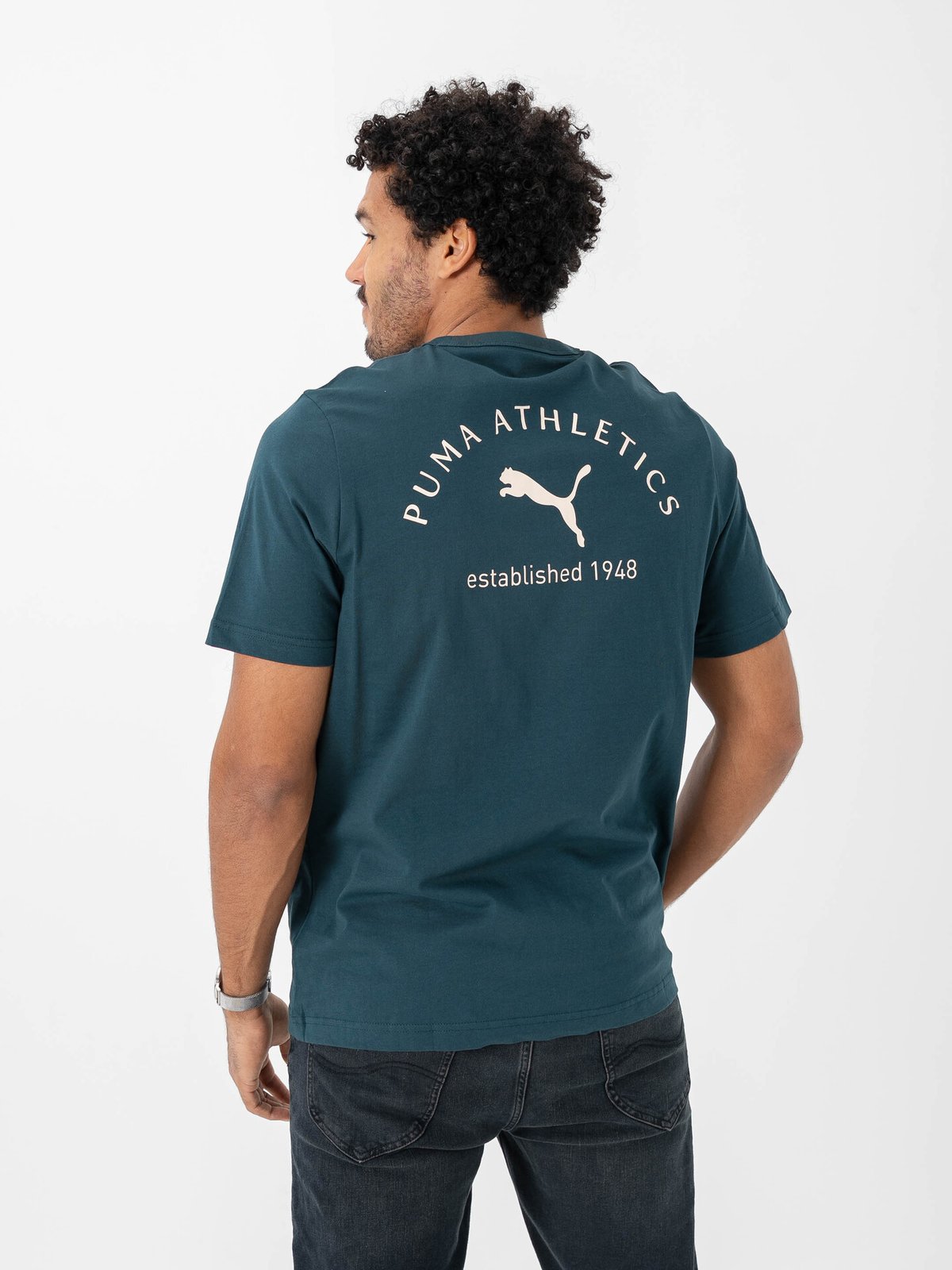 Puma Class Graphic Tee Green Terrain