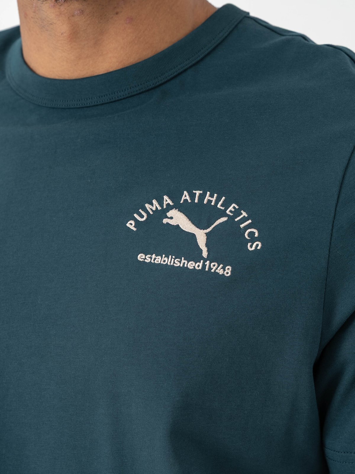 Puma Class Graphic Tee Green Terrain