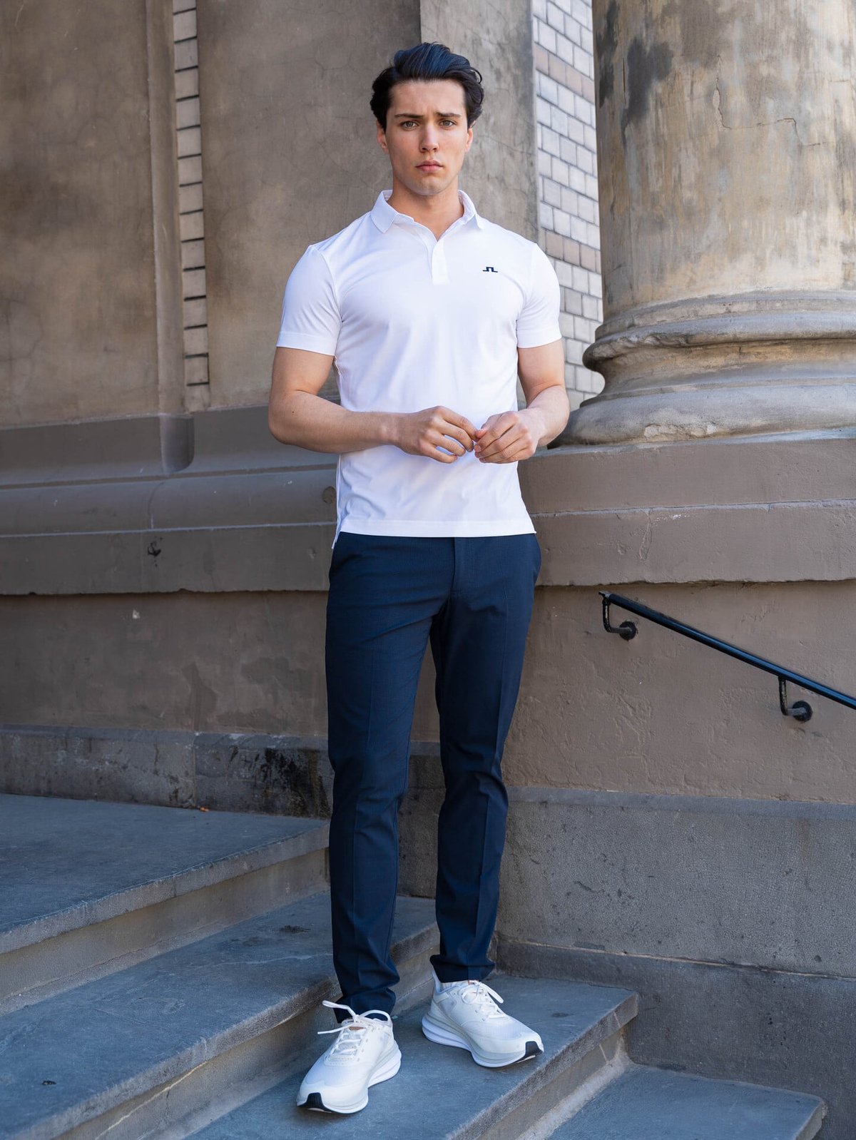 Cole Haan Original Grand Quadstar Running Sneaker Optic White / Nimbus Cloud