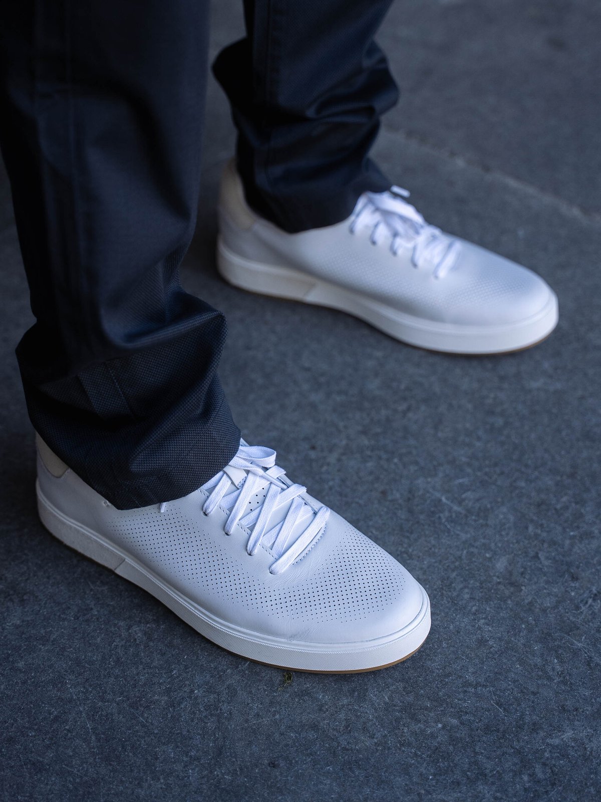 Cole Haan GrandPro Angleace Sneaker Optic White / Silver Birch