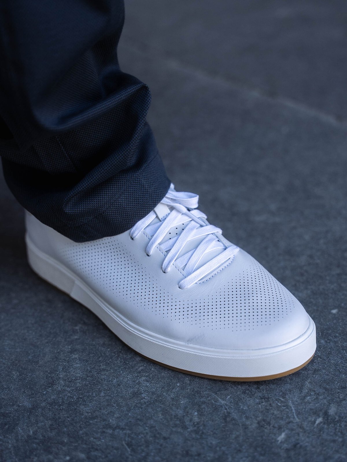 Cole Haan GrandPro Angleace Sneaker Optic White / Silver Birch