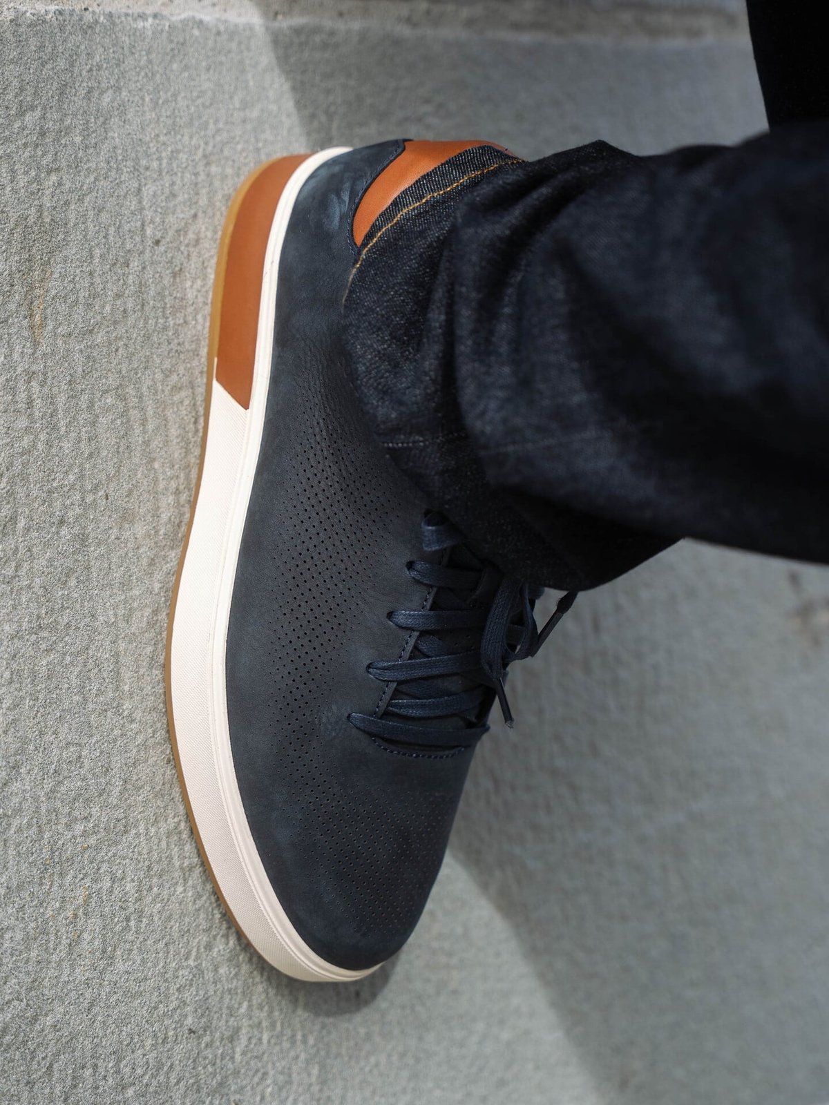 Cole Haan GrandPro Angleace Sneaker Navy Blazer / British Tan / Gum