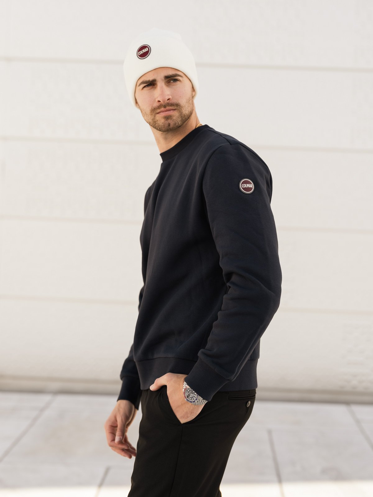 Colmar Crewneck Sweatshirt navy blue