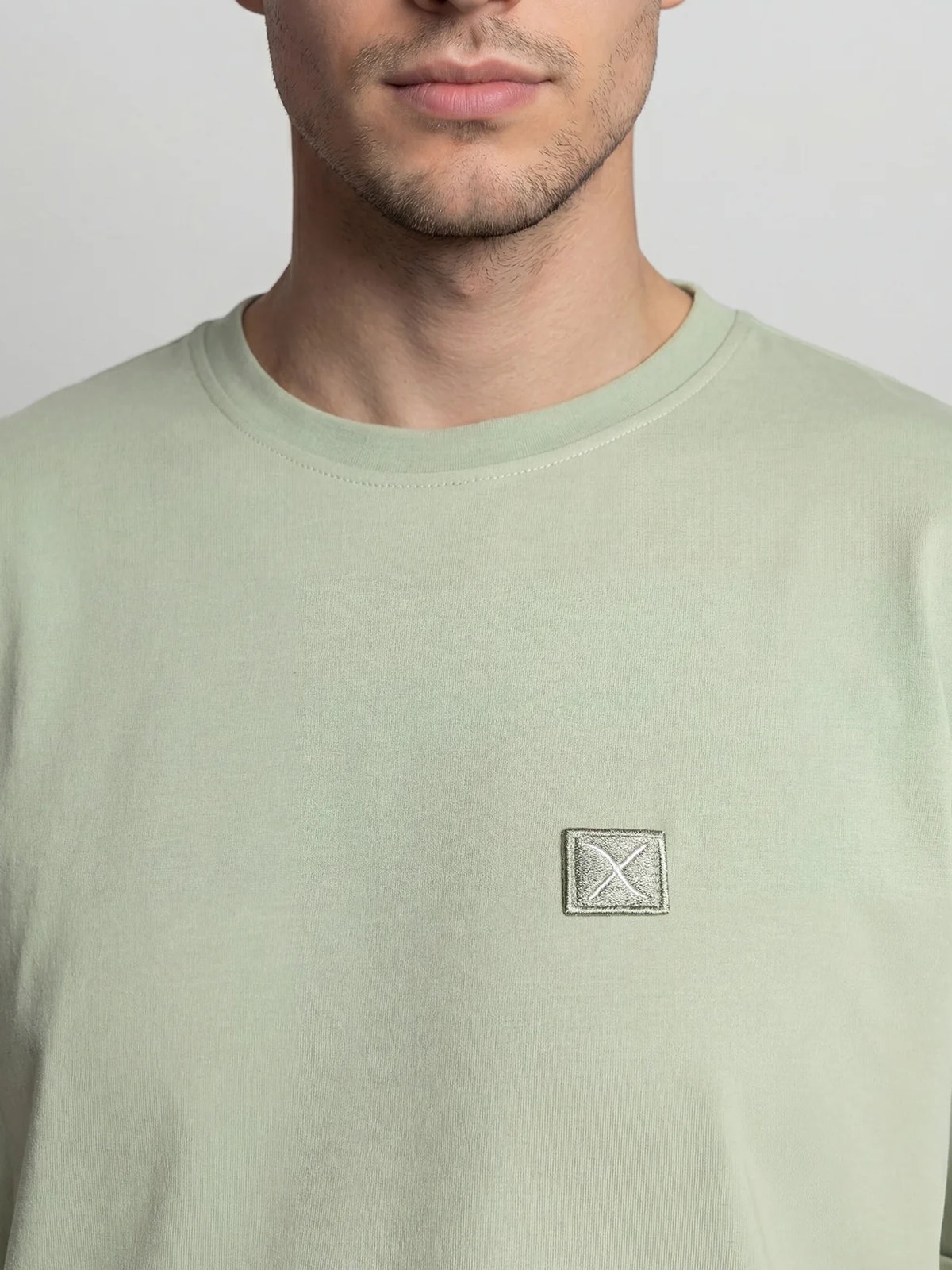 CLEAN CUT COPENHAGEN Basic Organic T-Shirt Desert Sage