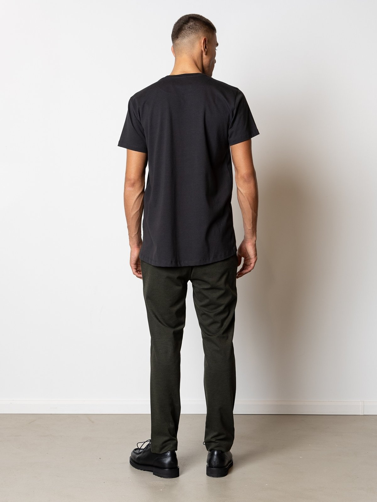 CLEAN CUT COPENHAGEN Patrick Organic Tee Black / White print